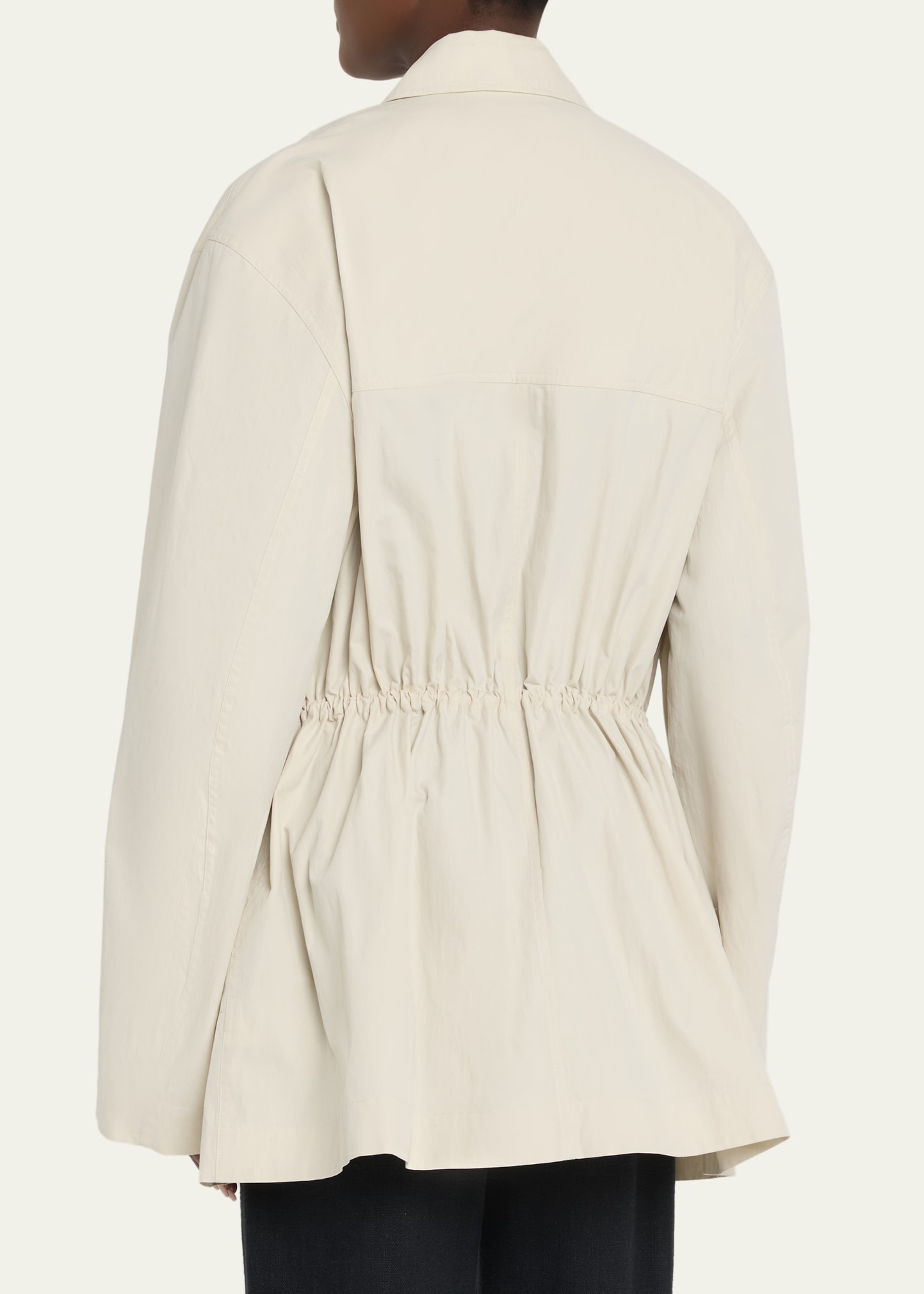 Toteme Collared Drawstring Jacket - Bergdorf Goodman