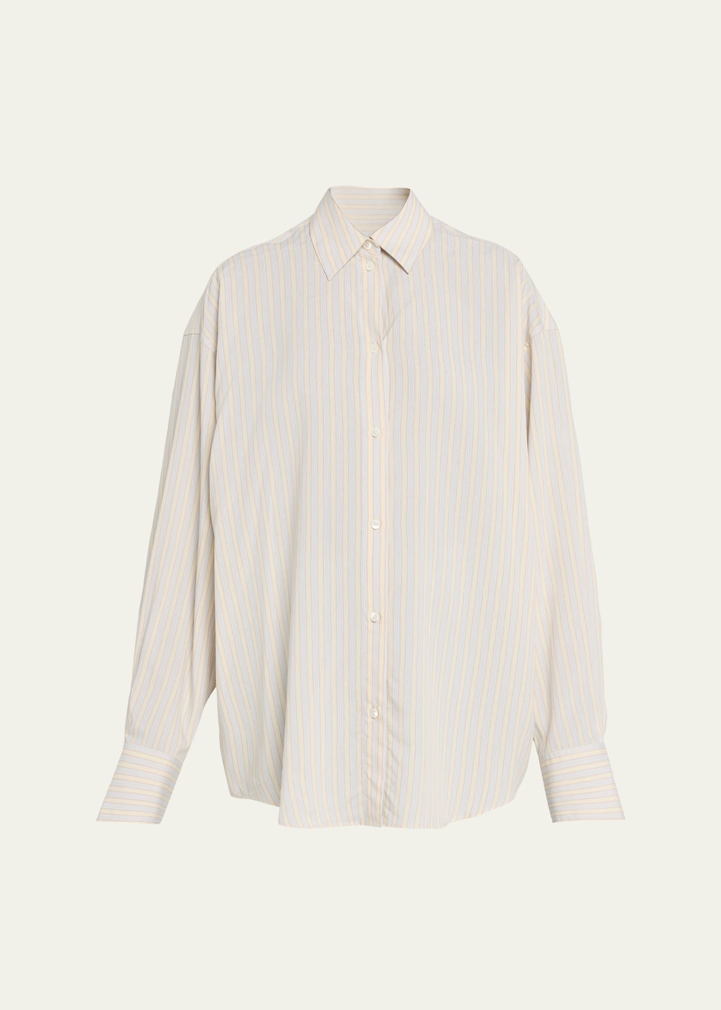 Toteme Striped Oversized Button-Down Shirt - Bergdorf Goodman