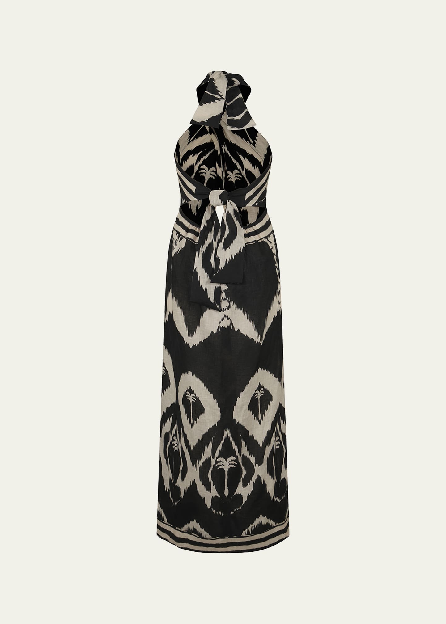 NOMAD CLOTHING マックホールサンプリング Johanna Ortiz Buen Viento Crisscross Halter Wrap Midi Dress