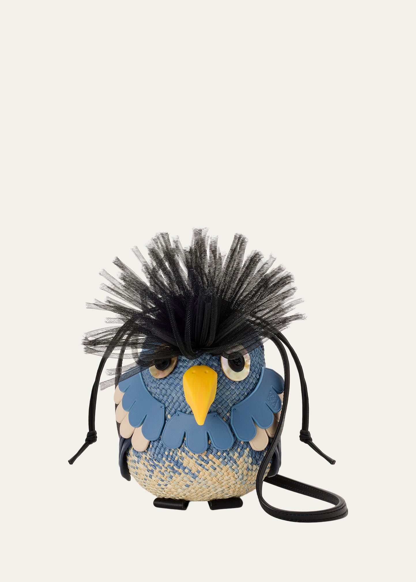 Loewe x Paula's Ibiza Woven Bird Shoulder Bag - Bergdorf Goodman