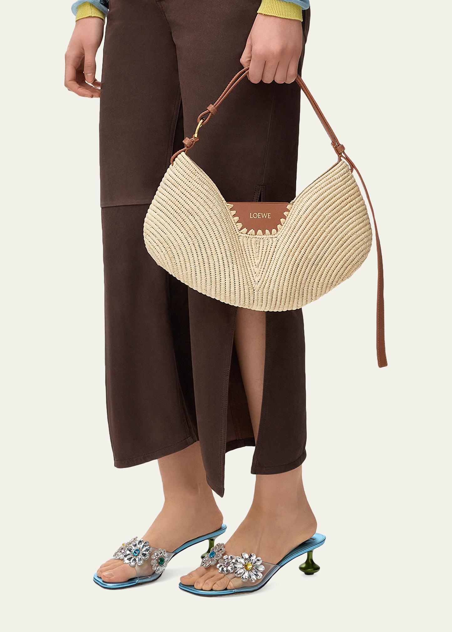 LOEWE x Paula's Ibiza Swing Raffia Shoulder Bag - Bergdorf Goodman