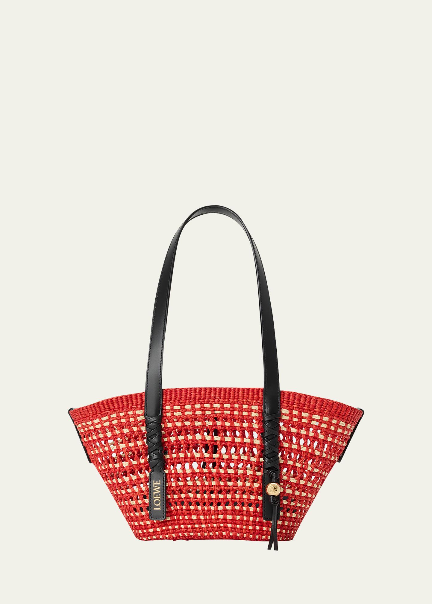 LOEWE x Paula's Ibiza Braid Small Woven Basket Tote Bag - Bergdorf