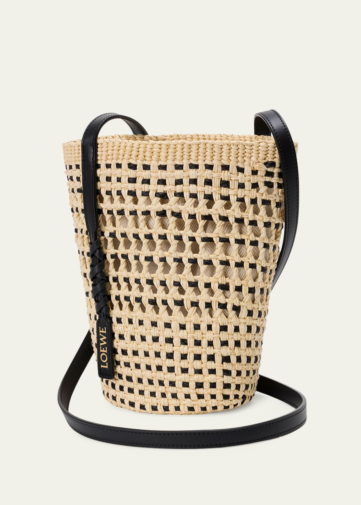 Loewe x Paula's Ibiza Braid Woven Palm Leaf Crossbody Bag