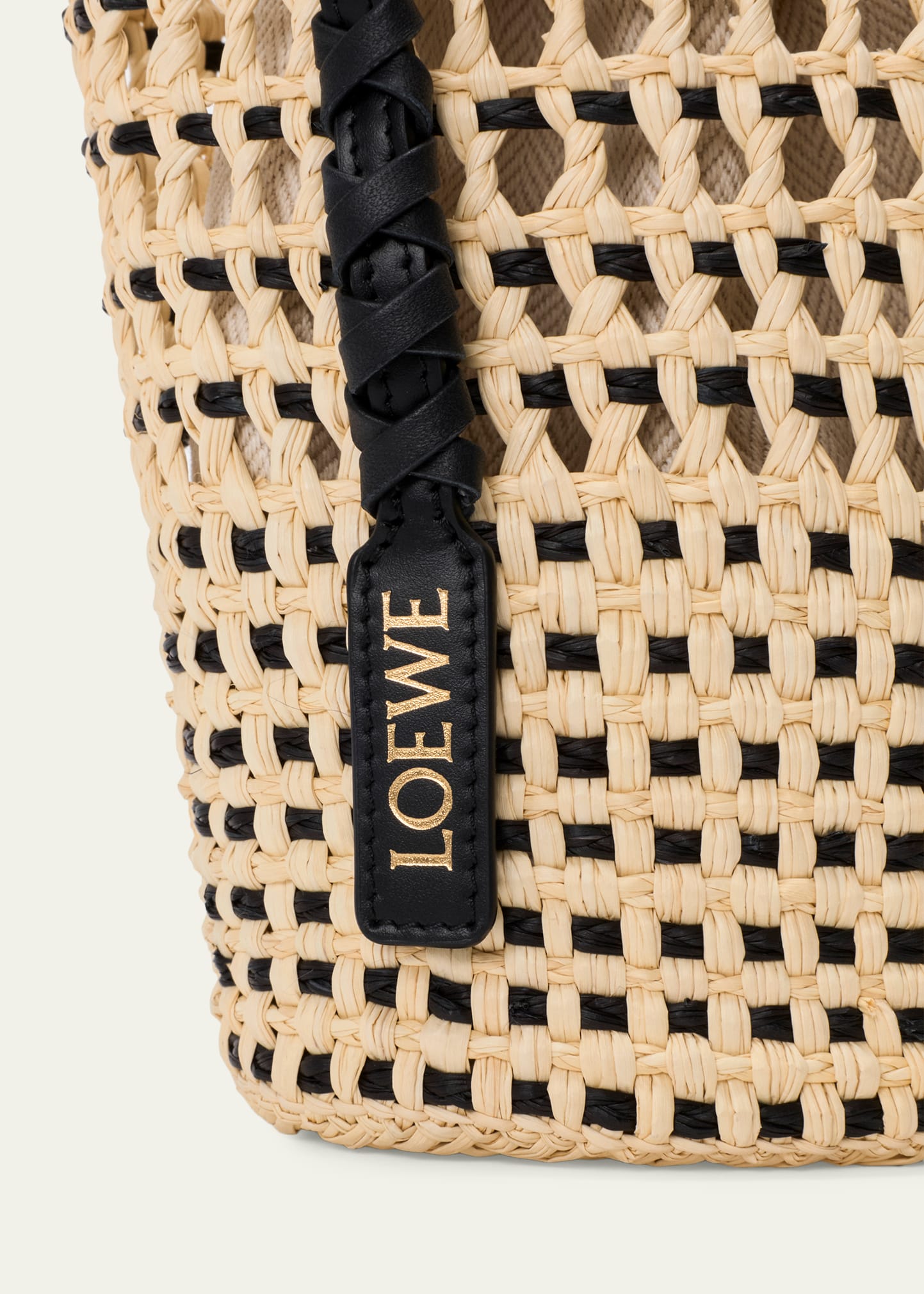 Loewe x Paula's Ibiza Braid Woven Palm Leaf Crossbody Bag