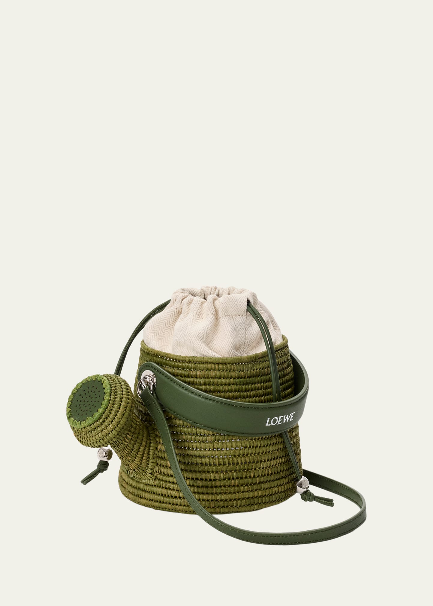 Loewe x Paula's Ibiza Raffia Watering Can Crossbody Bag - Bergdorf