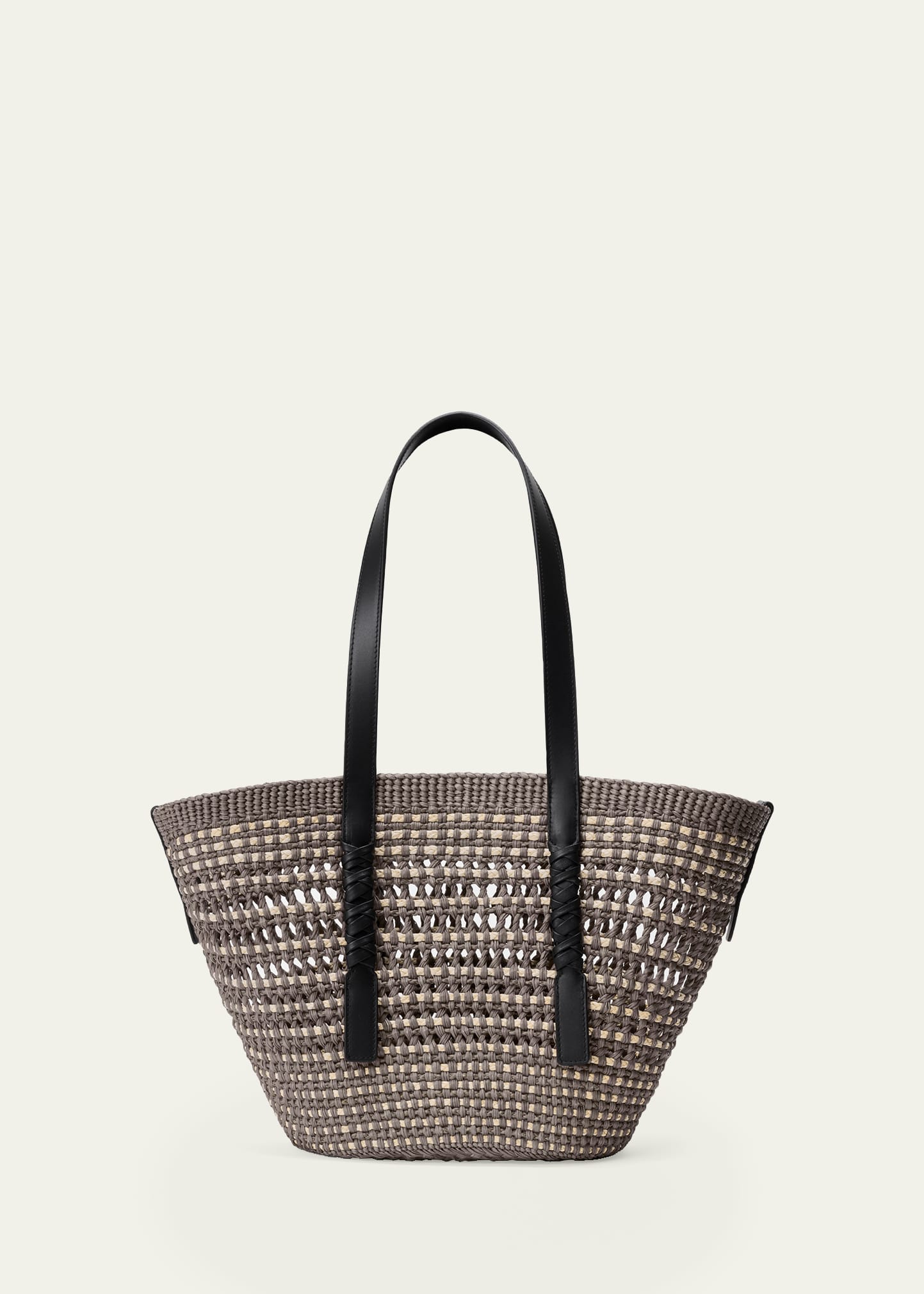 Loewe x Paula's Ibiza Braid Medium Woven Basket Tote Bag