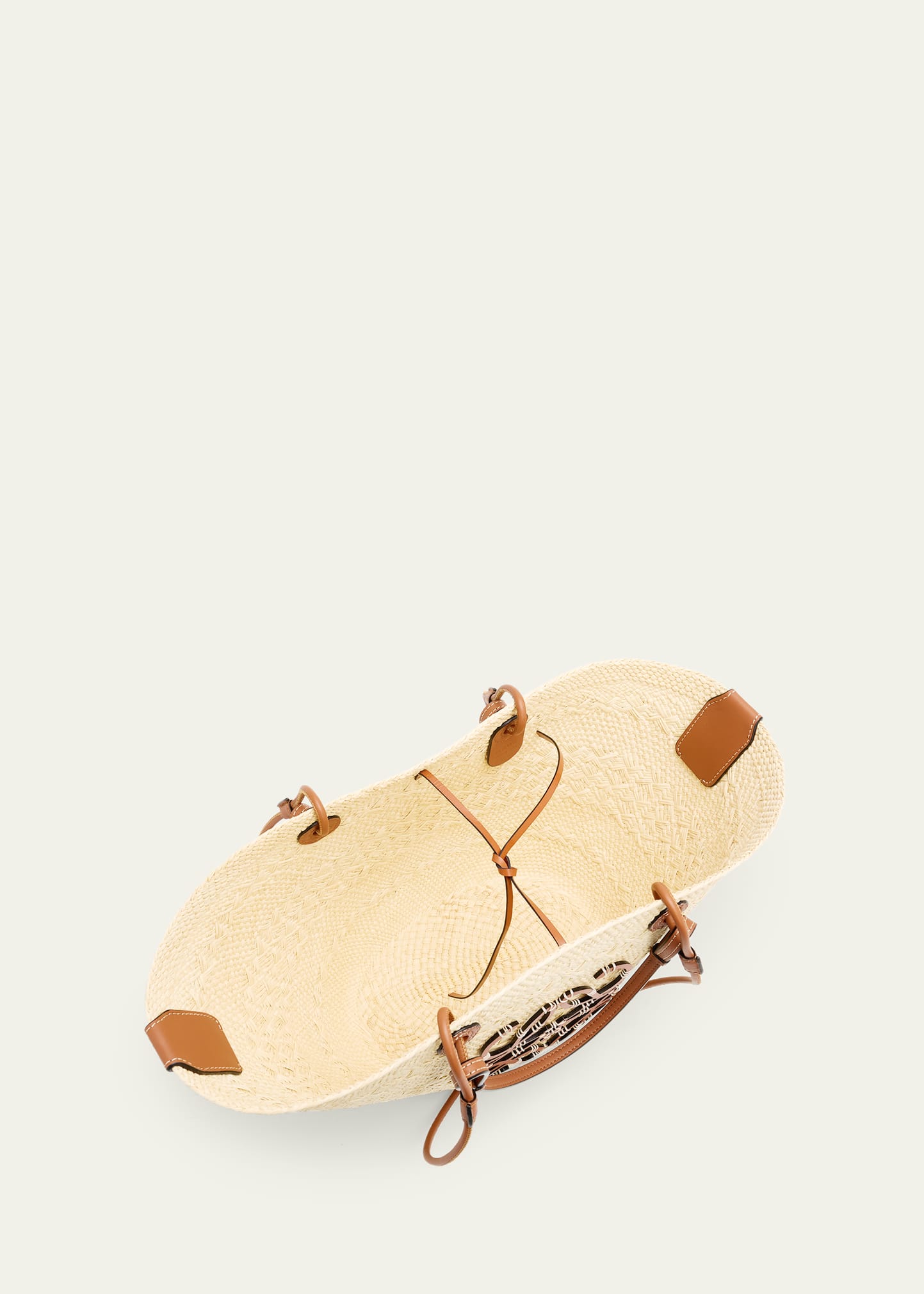 Loewe Anagram Woven Palm Leaf Basket Tote Bag - Bergdorf Goodman