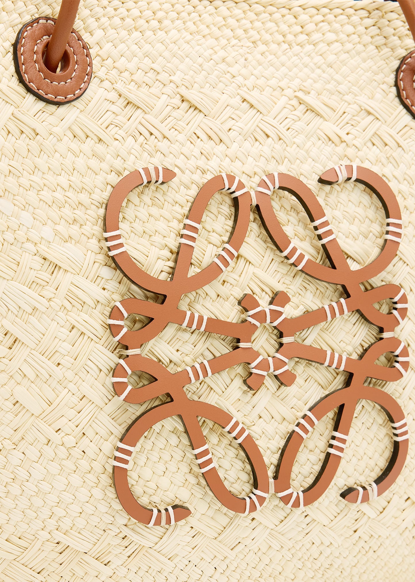 Loewe Anagram Woven Palm Leaf Basket Tote Bag - Bergdorf Goodman