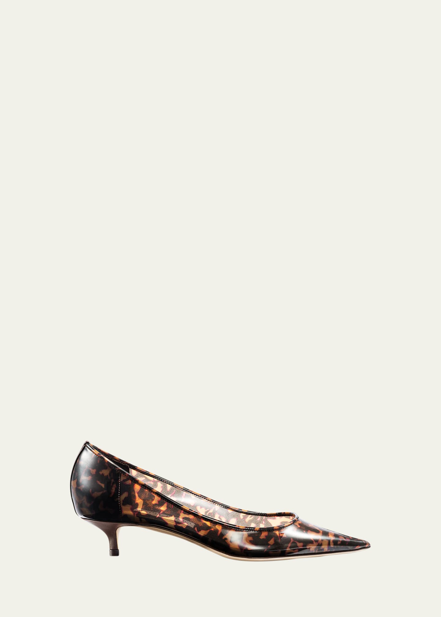 Jimmy Choo 35mm Amelia Tortoiseshell-Printed Leather Pumps