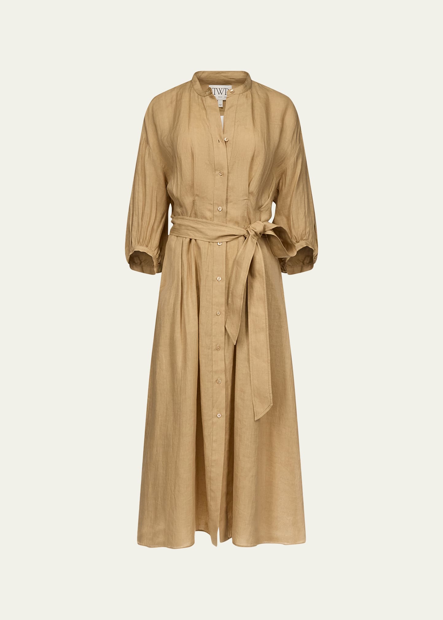 linen maxi shirt dress Short-Sleeved Classic Shirtwaist in Atlantic Blue Sahara Li It is super comfortable to wear and at the same time Short-Sleeve Collared Linen Maxi Shirt