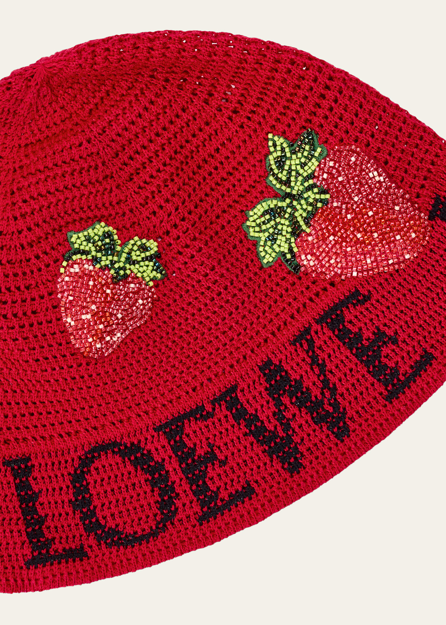 LOEWE グローブクリップ2個 Loewe Strawberry Bucket Hat in Cotton - Bergdorf Goodman