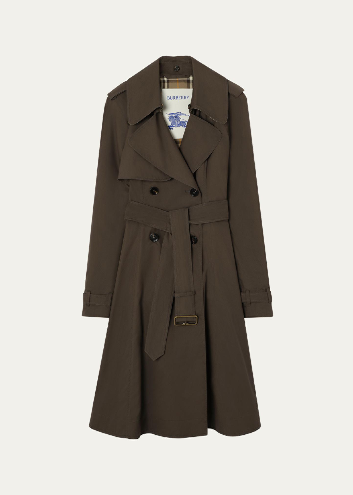 Burberry Pembury Belted A-Line Trench Coat - Bergdorf Goodman
