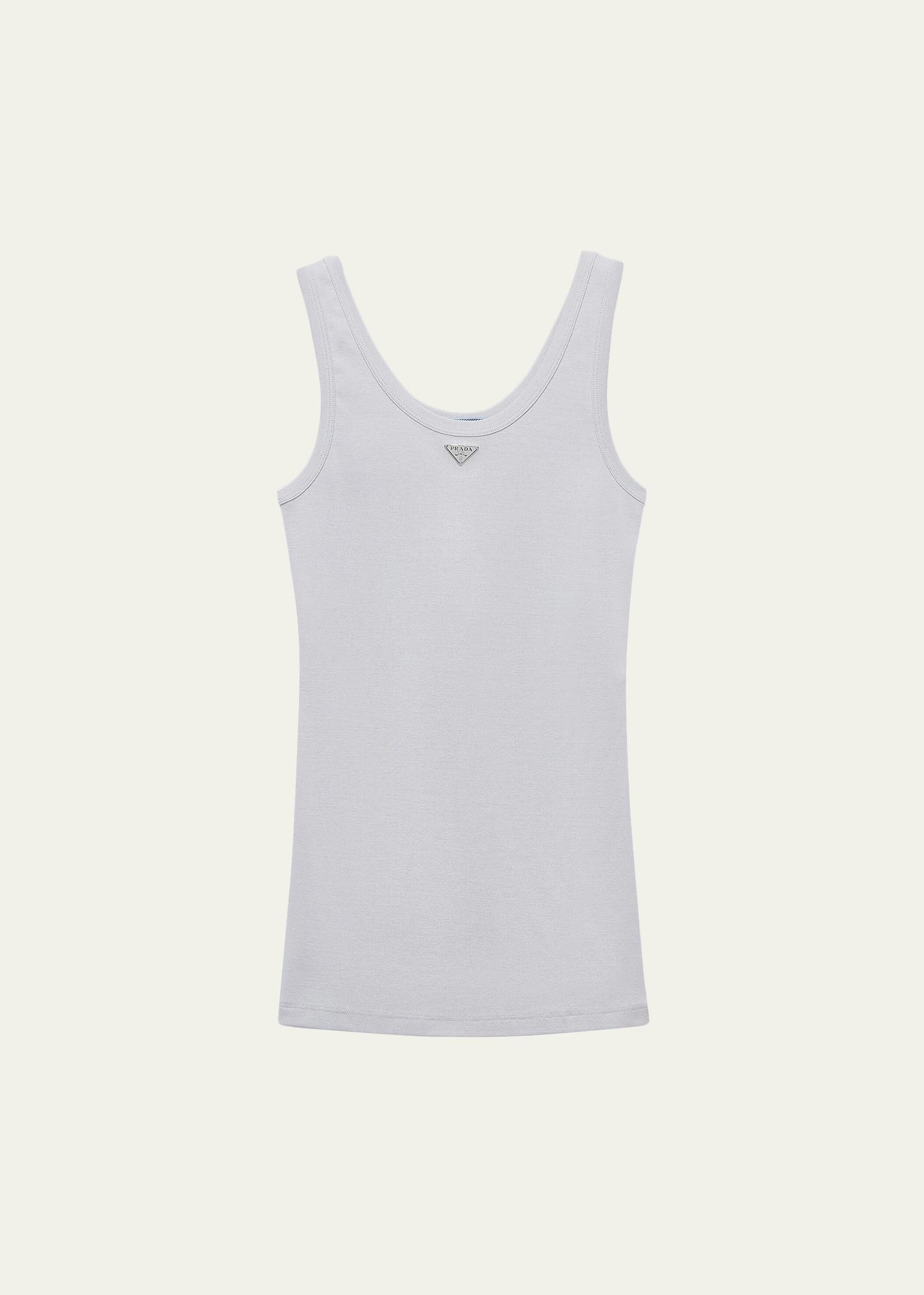 Prada Cotton Jersey Tank Top - Bergdorf Goodman