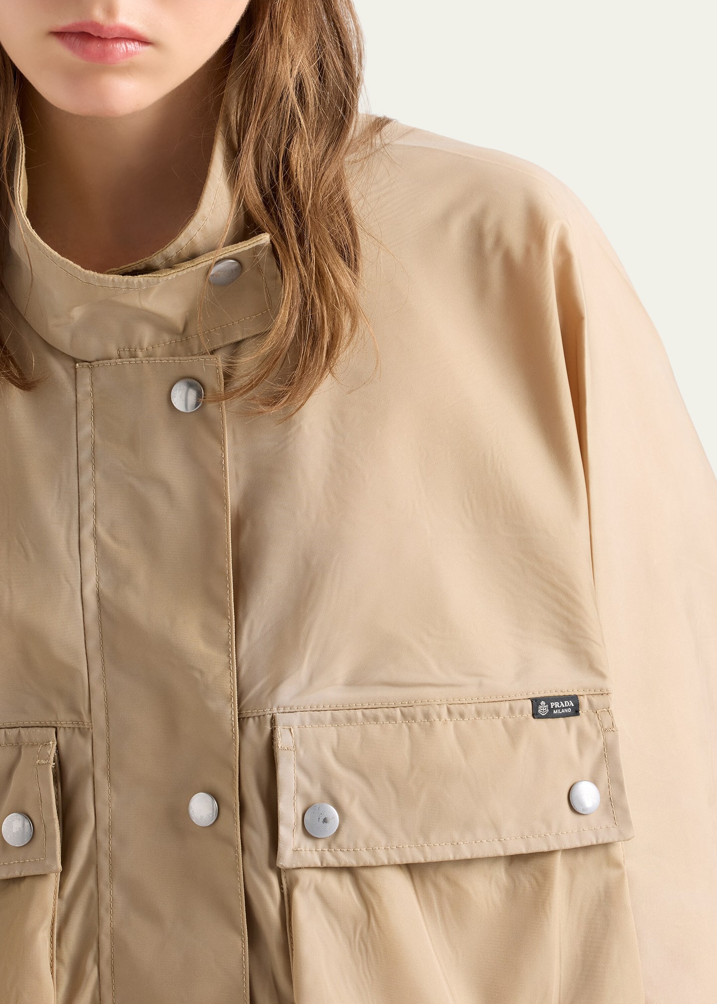 Prada Washed Re-Nylon Jacket - Bergdorf Goodman