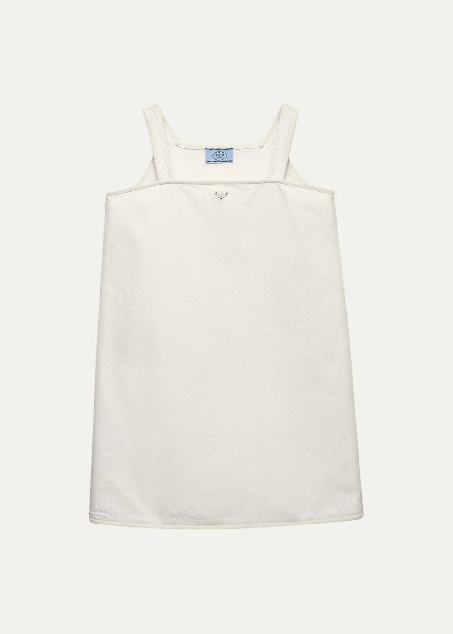 Prada Old Denim Mini Dress - Bergdorf Goodman