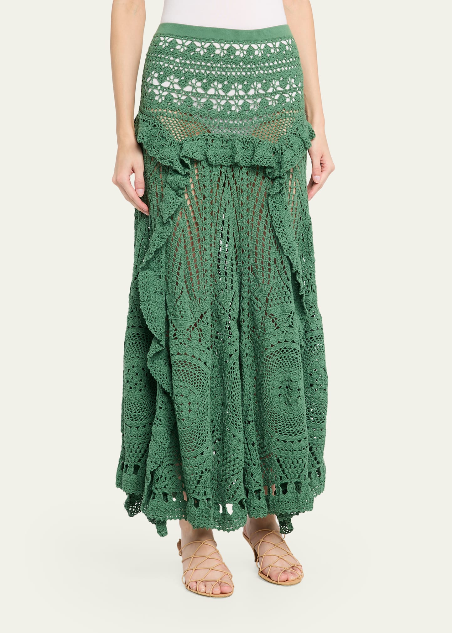 Ulla Johnson Florette Crochet Maxi Skirt - Bergdorf Goodman