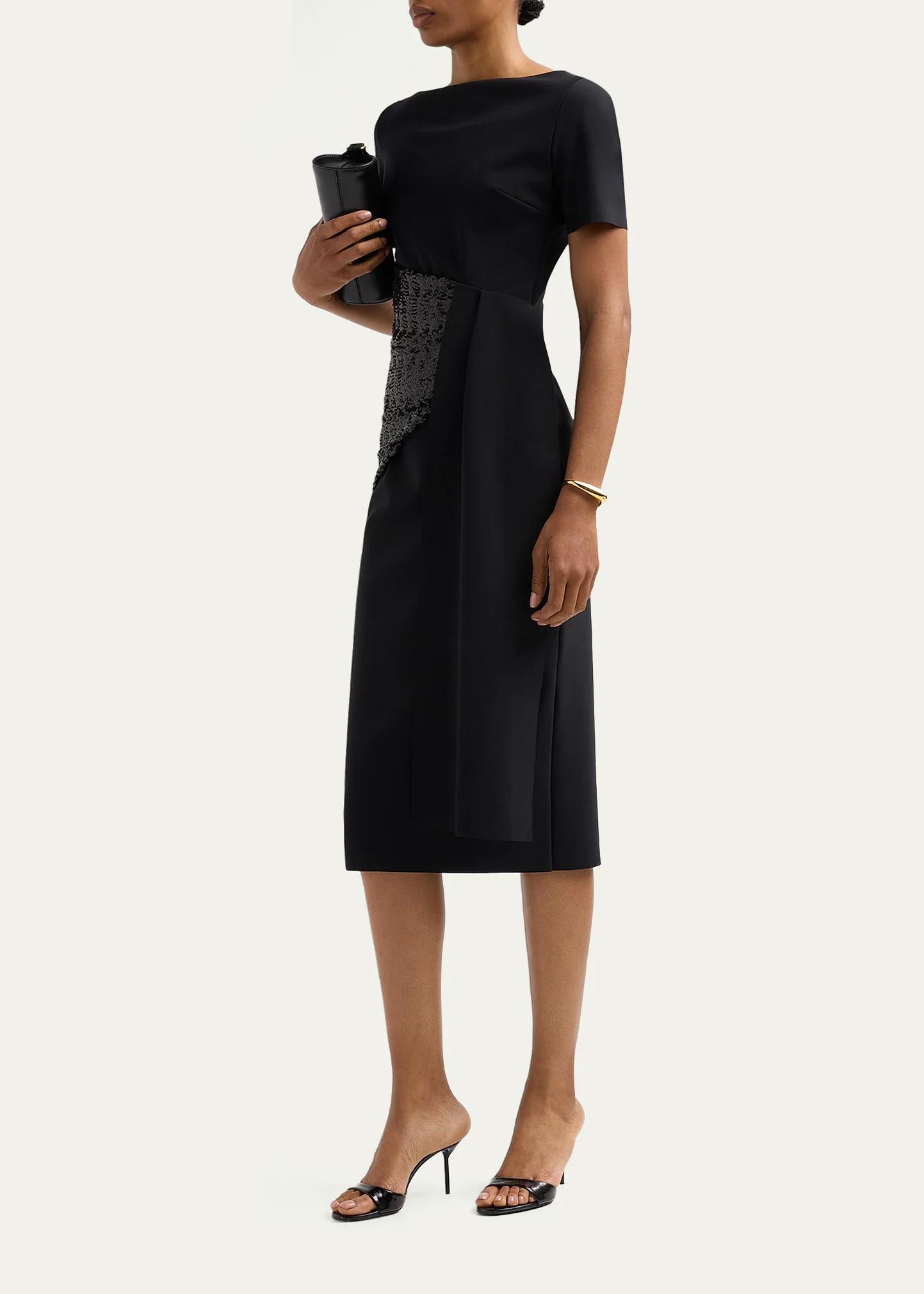 Chiara Boni La Petite Robe Sedva Sequin-Embellished Sheath Midi