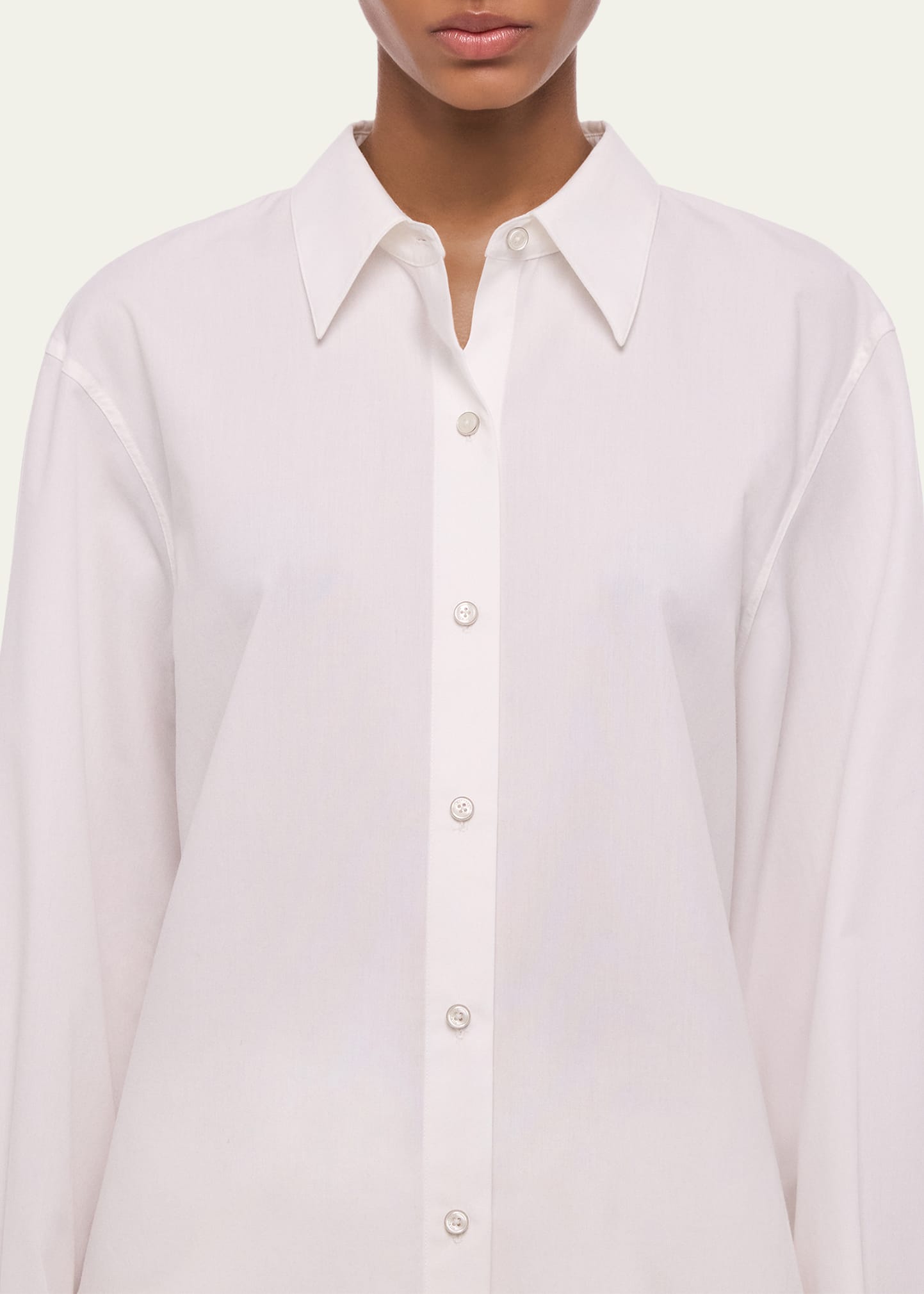トップス Helmut Lang Original Button-Down Shirt Helmut Lang Tie-Back Button-Front Cotton Shirt - Bergdorf Goodman
