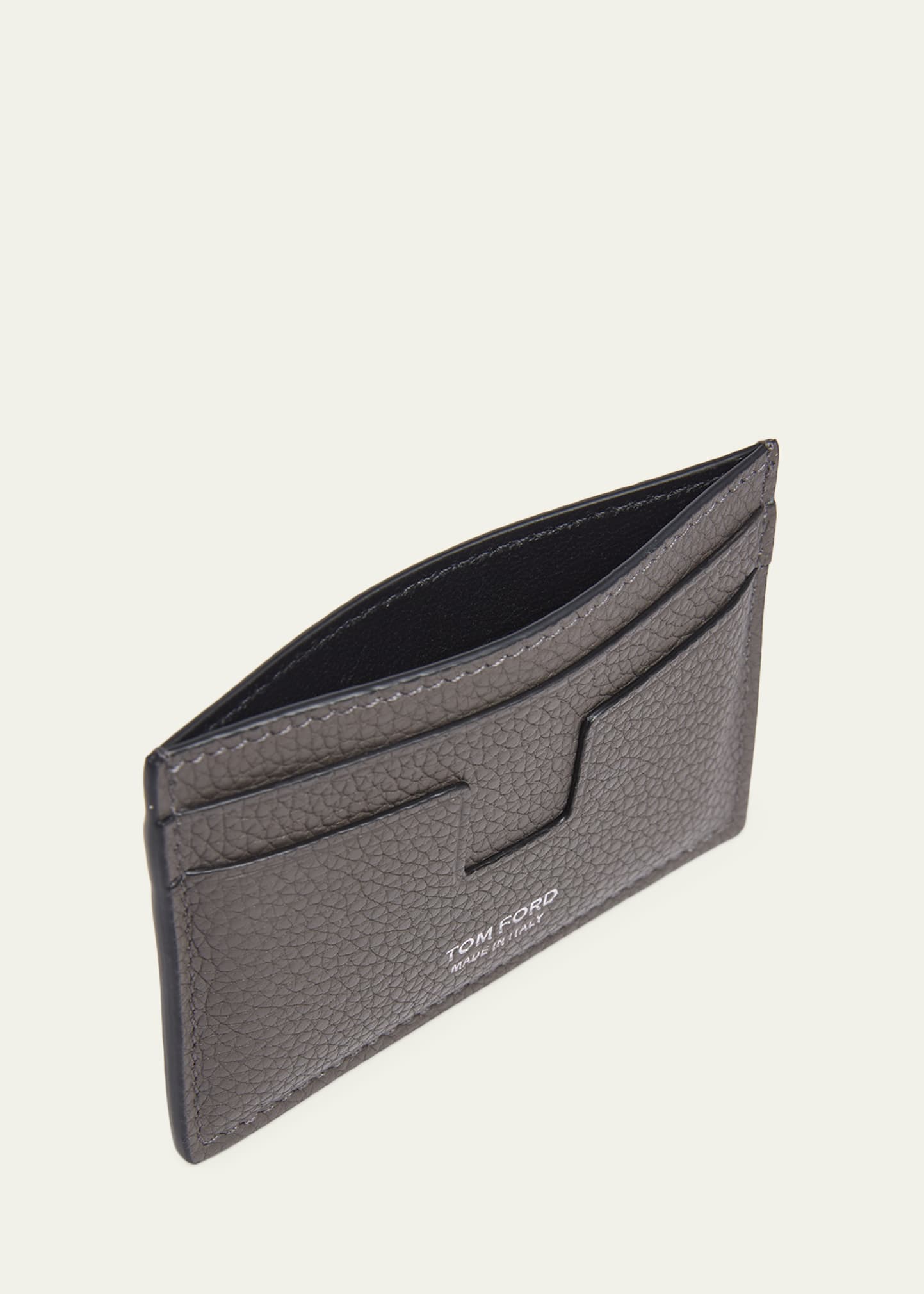 TOM FORD Men's T Line Soft Grain Leather Card Holder - Bergdorf