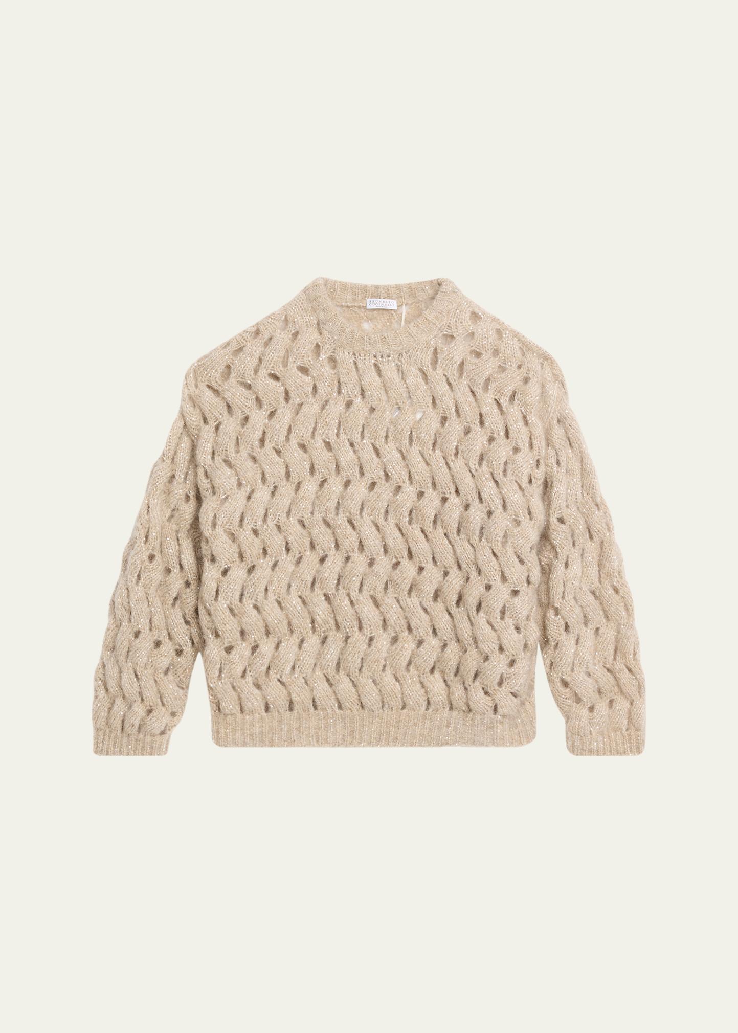 Brunello Cucinelli Winter Ocean Wave Mohair Sweater - Bergdorf Goodman