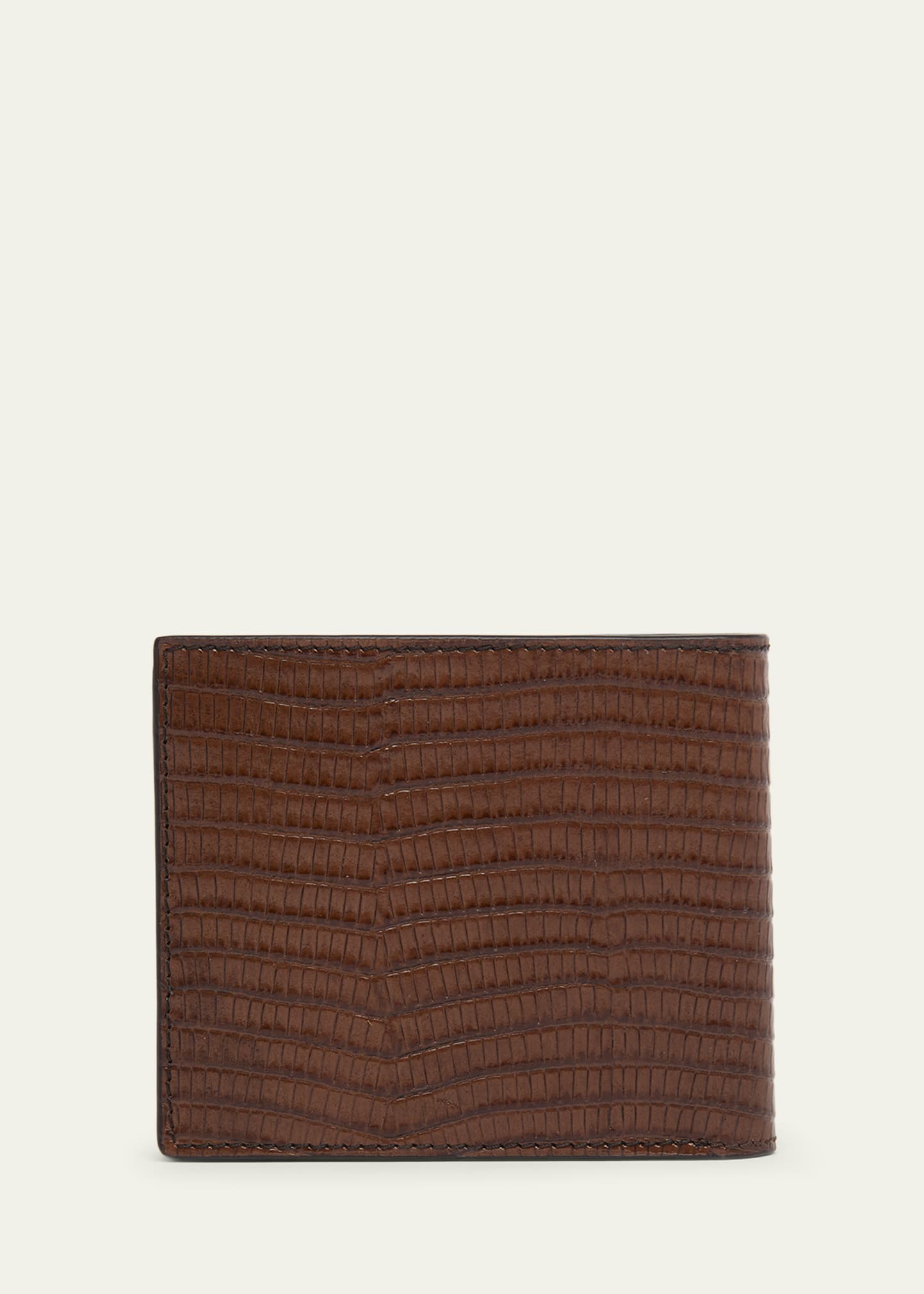 TOM FORD Men's Croc-Effect Leather Bifold Wallet - Bergdorf Goodman