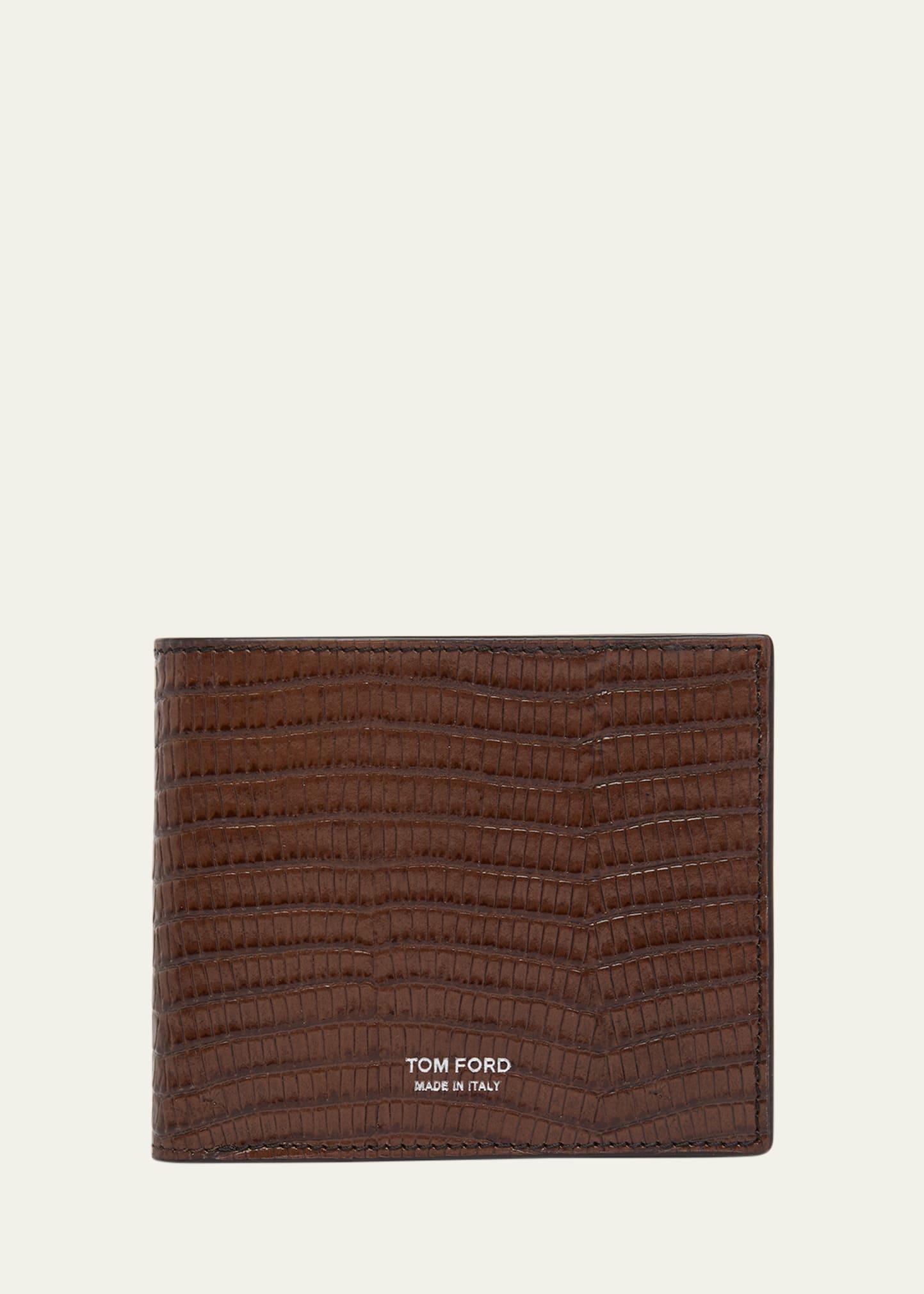 TOM FORD Men's Croc-Effect Leather Bifold Wallet - Bergdorf Goodman