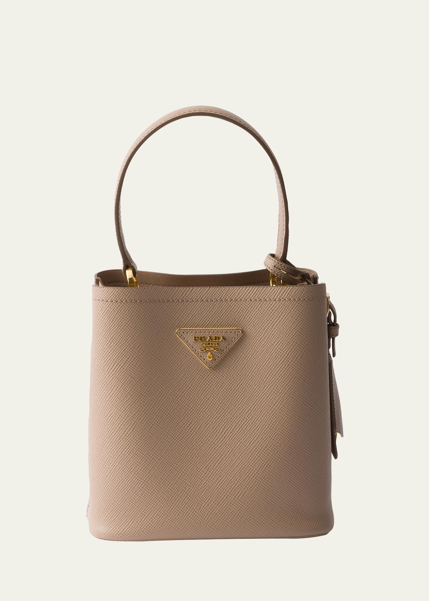 Prada Panier Saffiano Leather Top-Handle Bag - Bergdorf Goodman