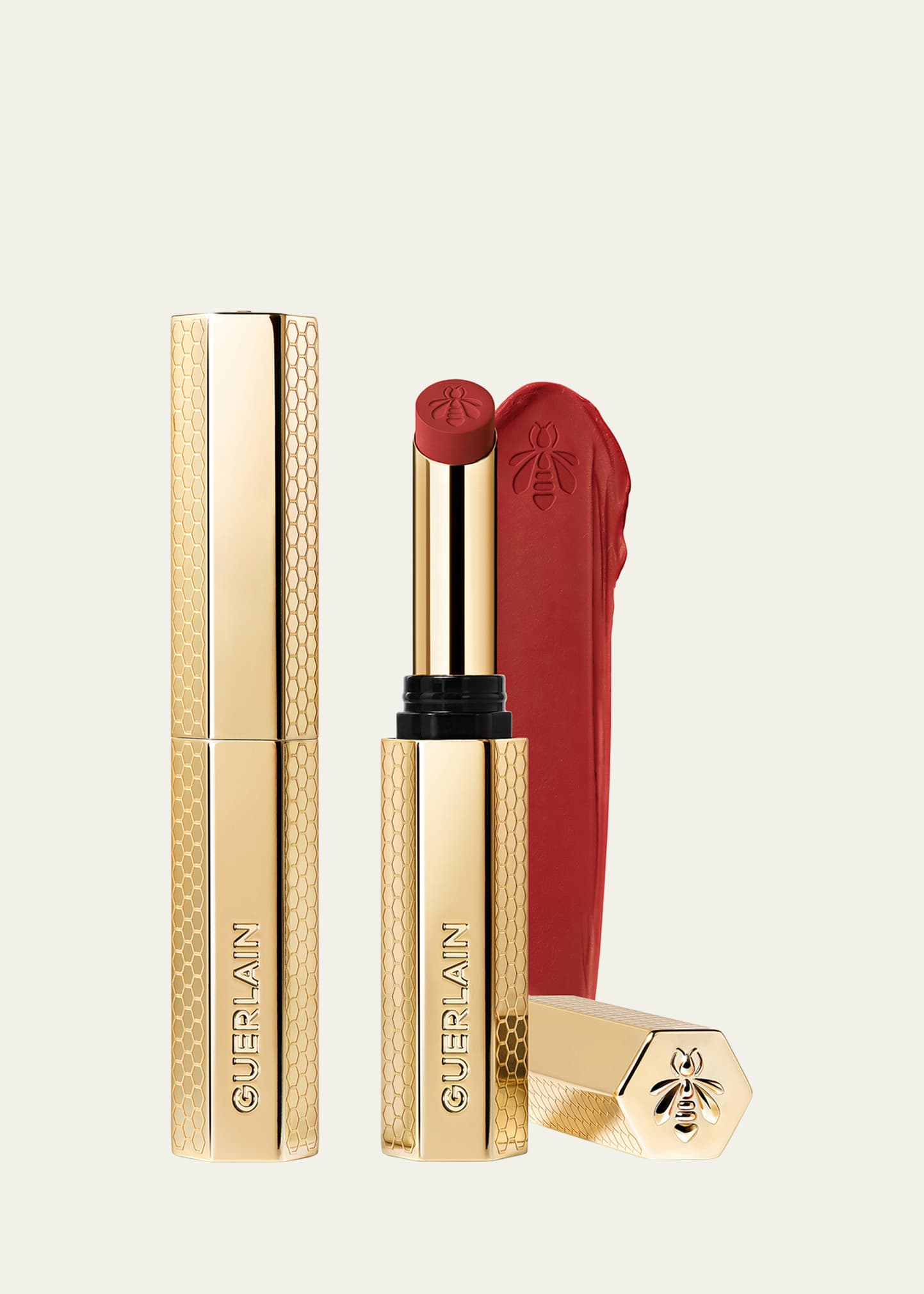 Guerlain KissKiss Honey-Infused Lipstick - 599 Red Aster