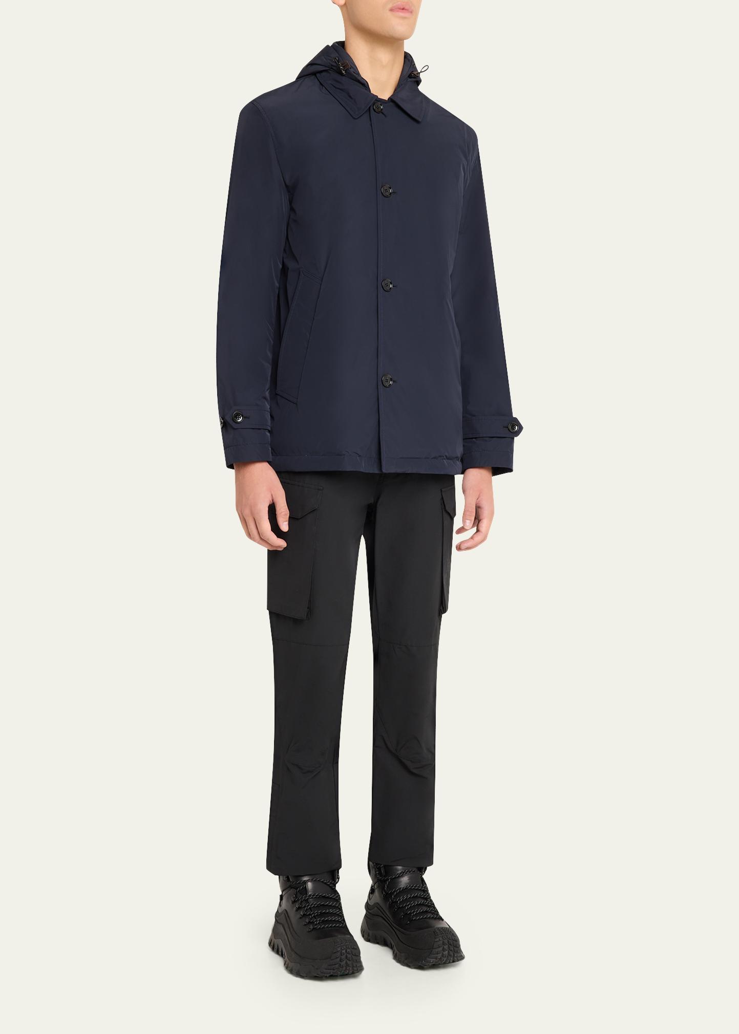 Moncler Men's Evrine Hooded Down Parka - Bergdorf Goodman