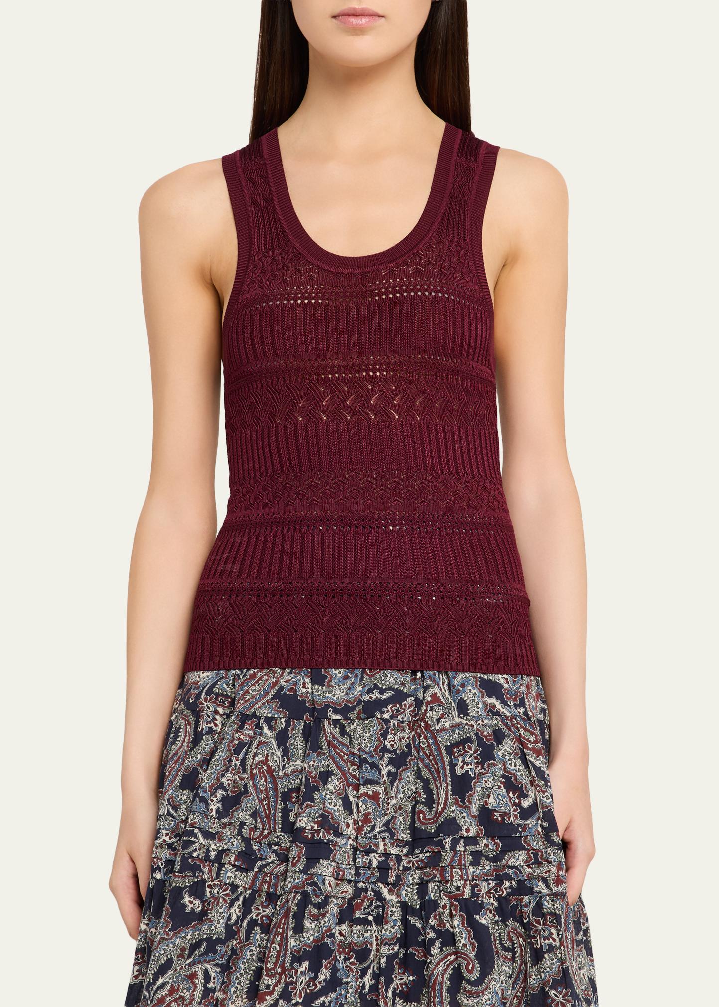 Veronica Beard Sandra Knit Tank Top - Bergdorf Goodman