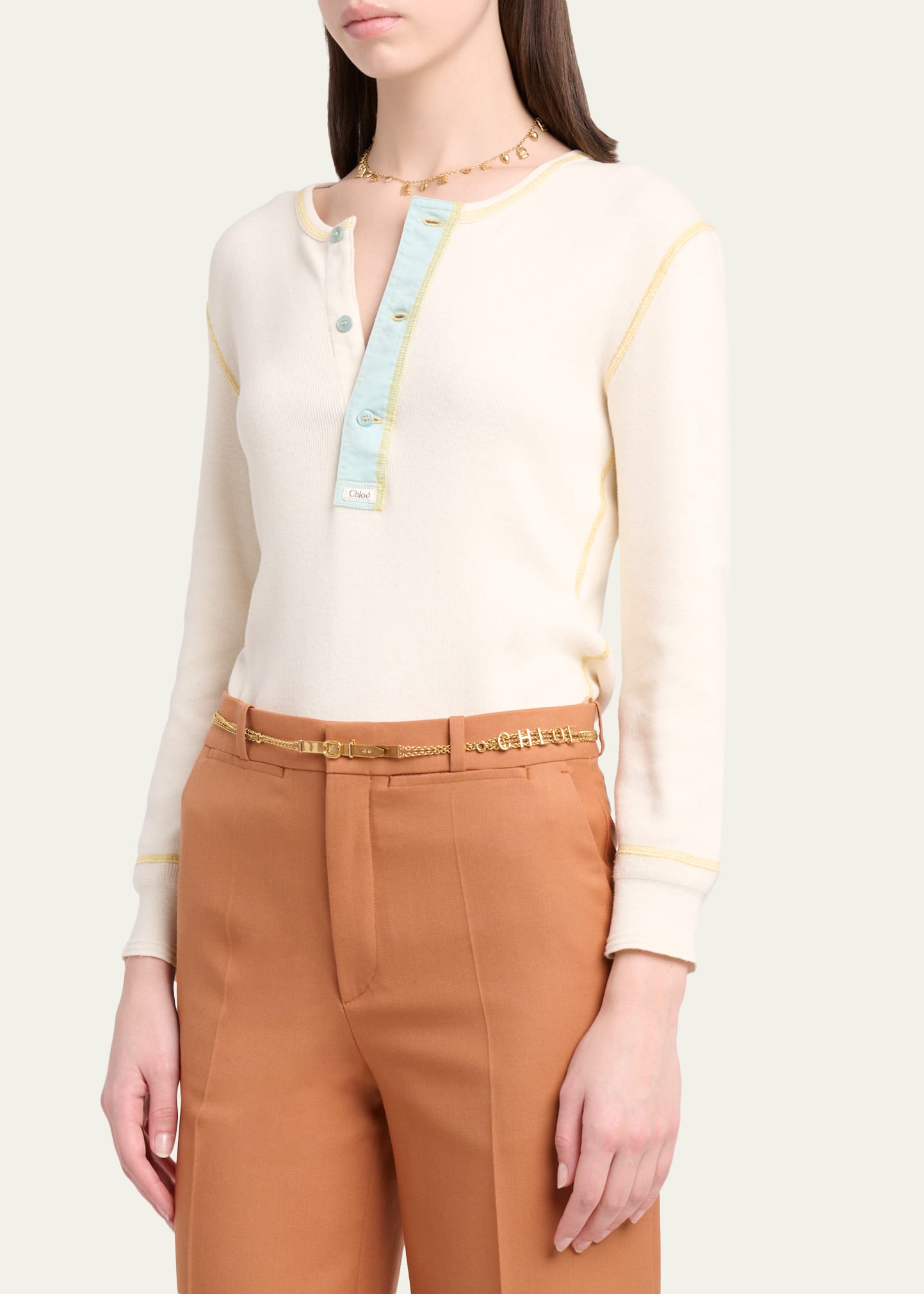 Chloe Ribbed Cotton Jersey Top - Bergdorf Goodman