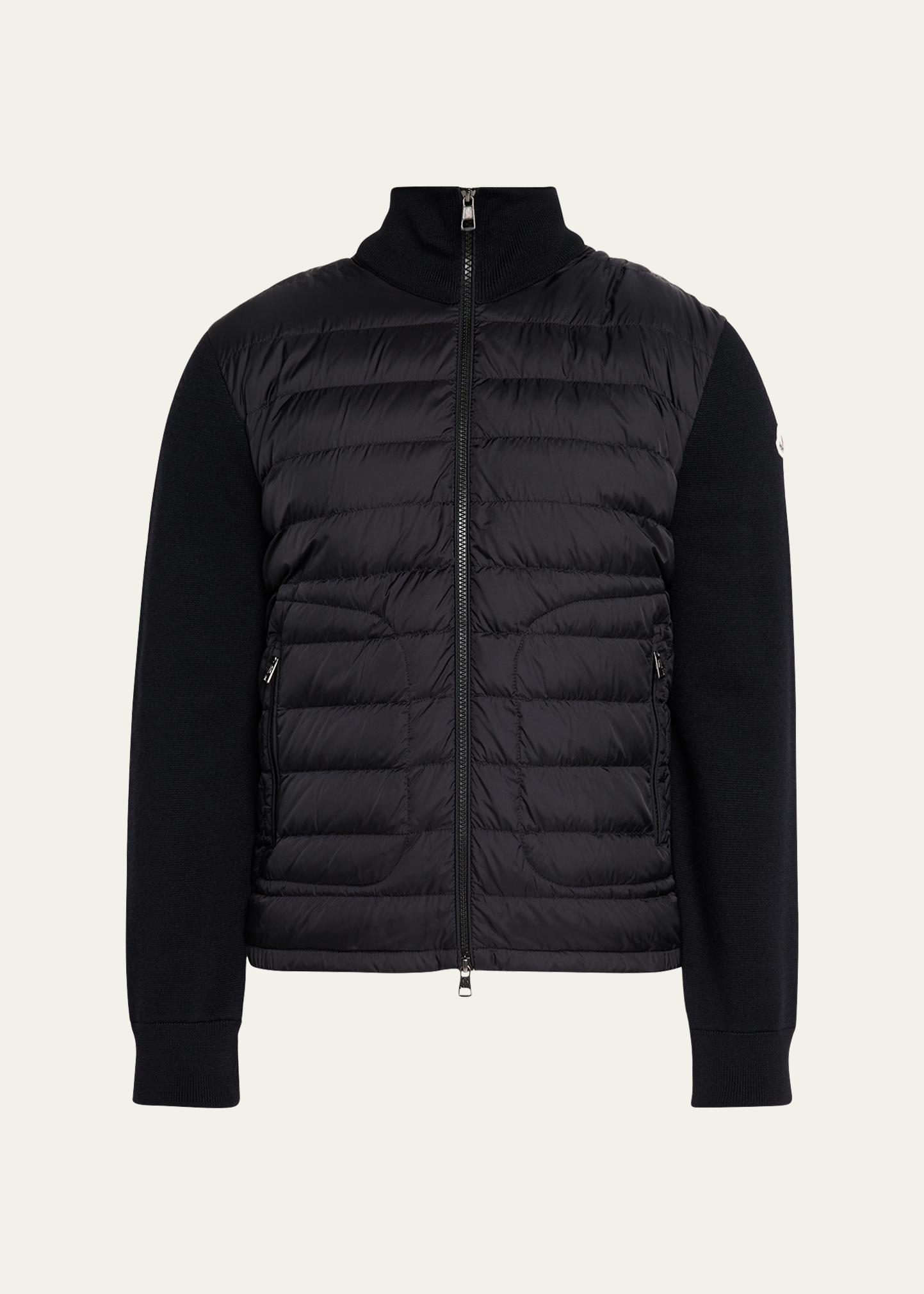 Moncler Men's Mock Turtleneck Jacket - Bergdorf Goodman