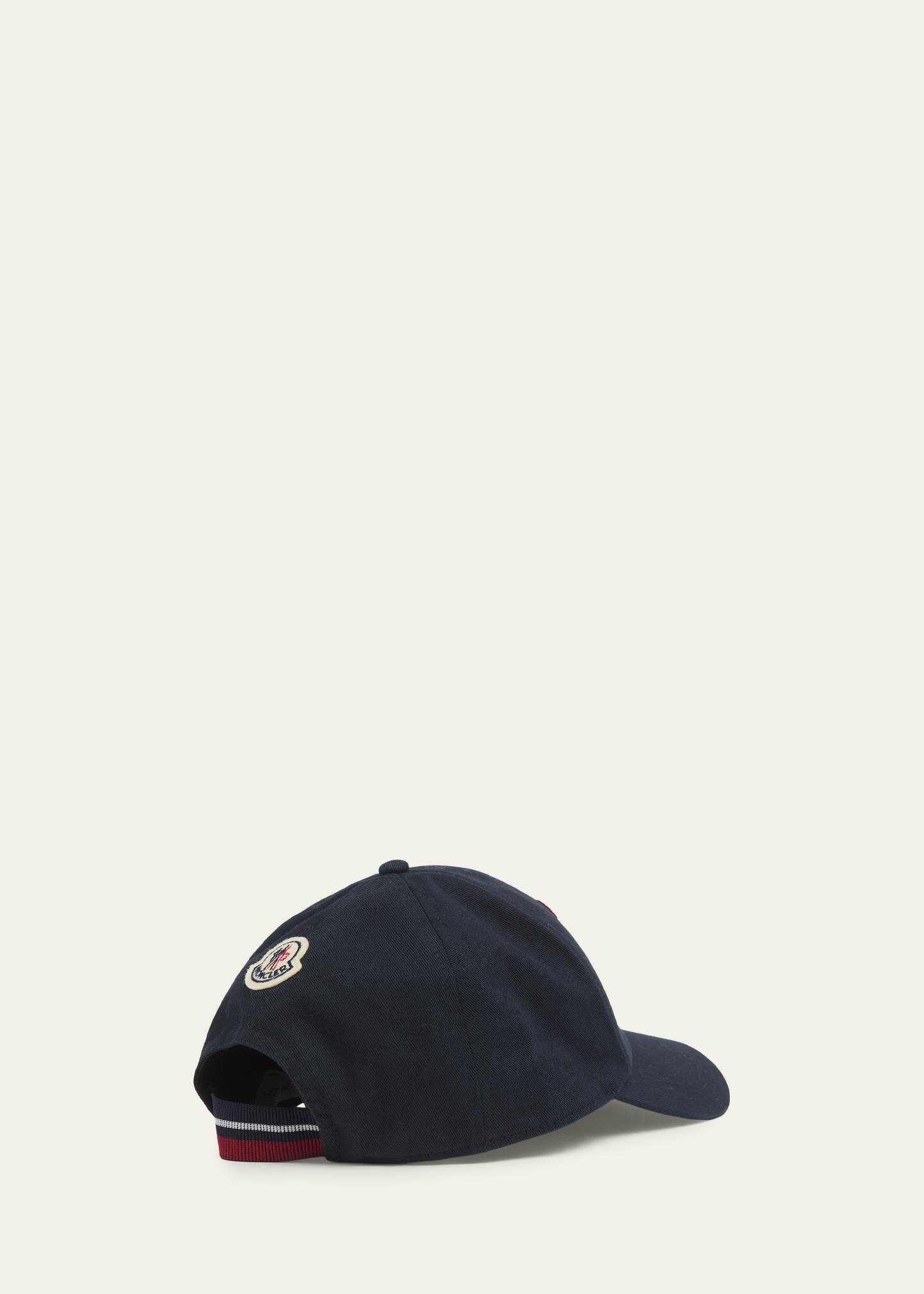 Moncler Men's Logo Cotton Baseball Cap - Bergdorf Goodman
