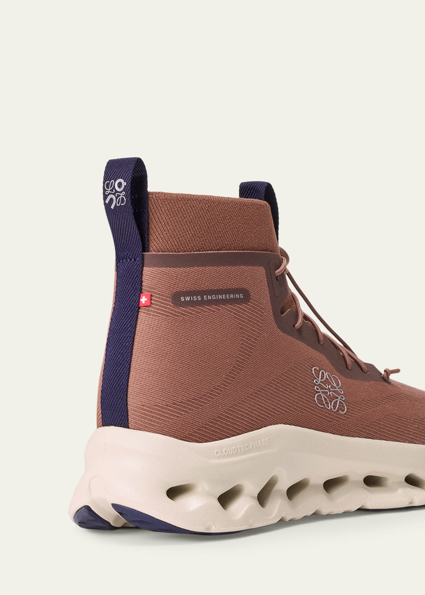 Loewe x On Men's Cloudtilt Hi Stretch-Knit Sneakers - Bergdorf Goodman