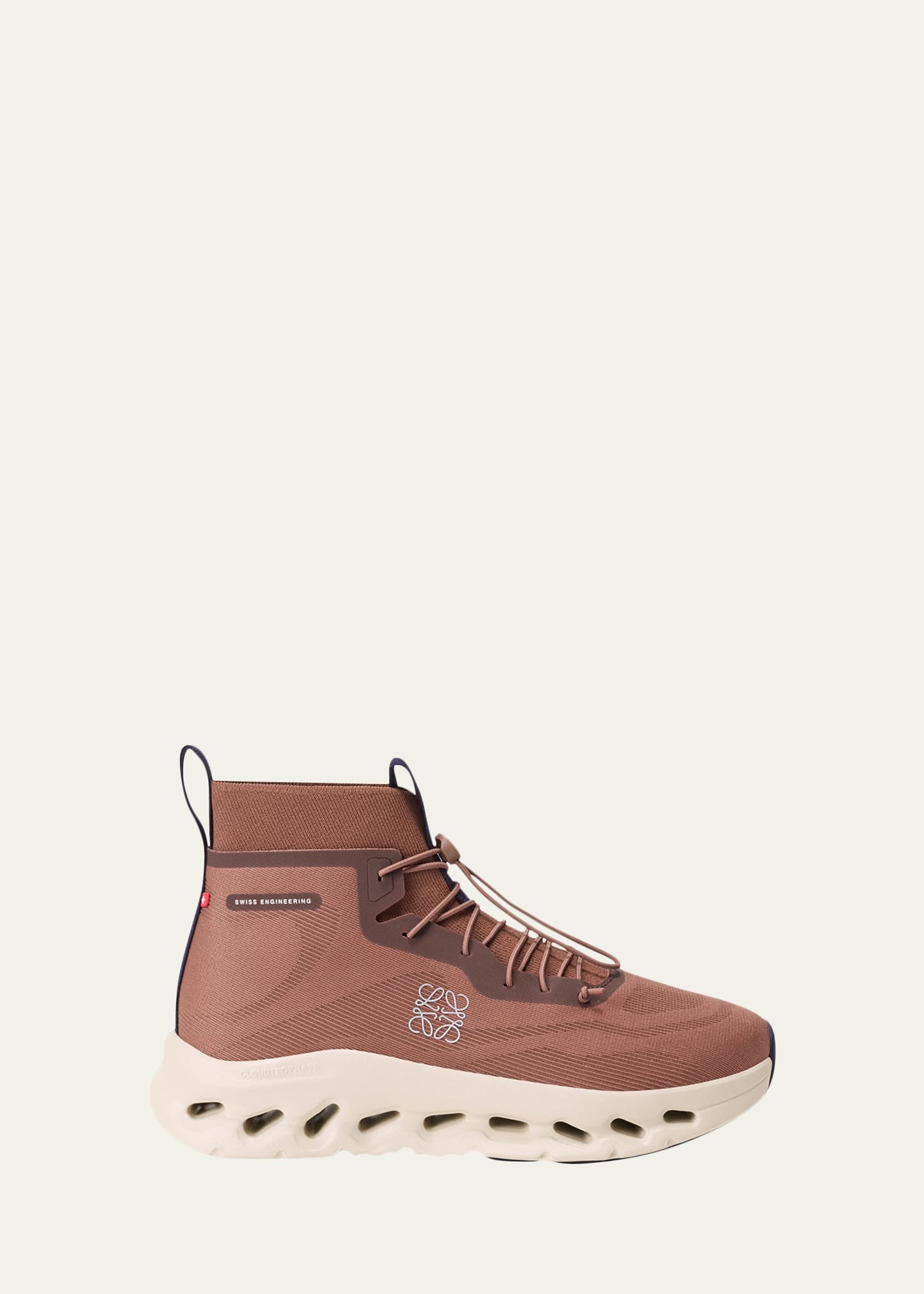 Loewe x On Men's Cloudtilt Hi Stretch-Knit Sneakers - Bergdorf Goodman
