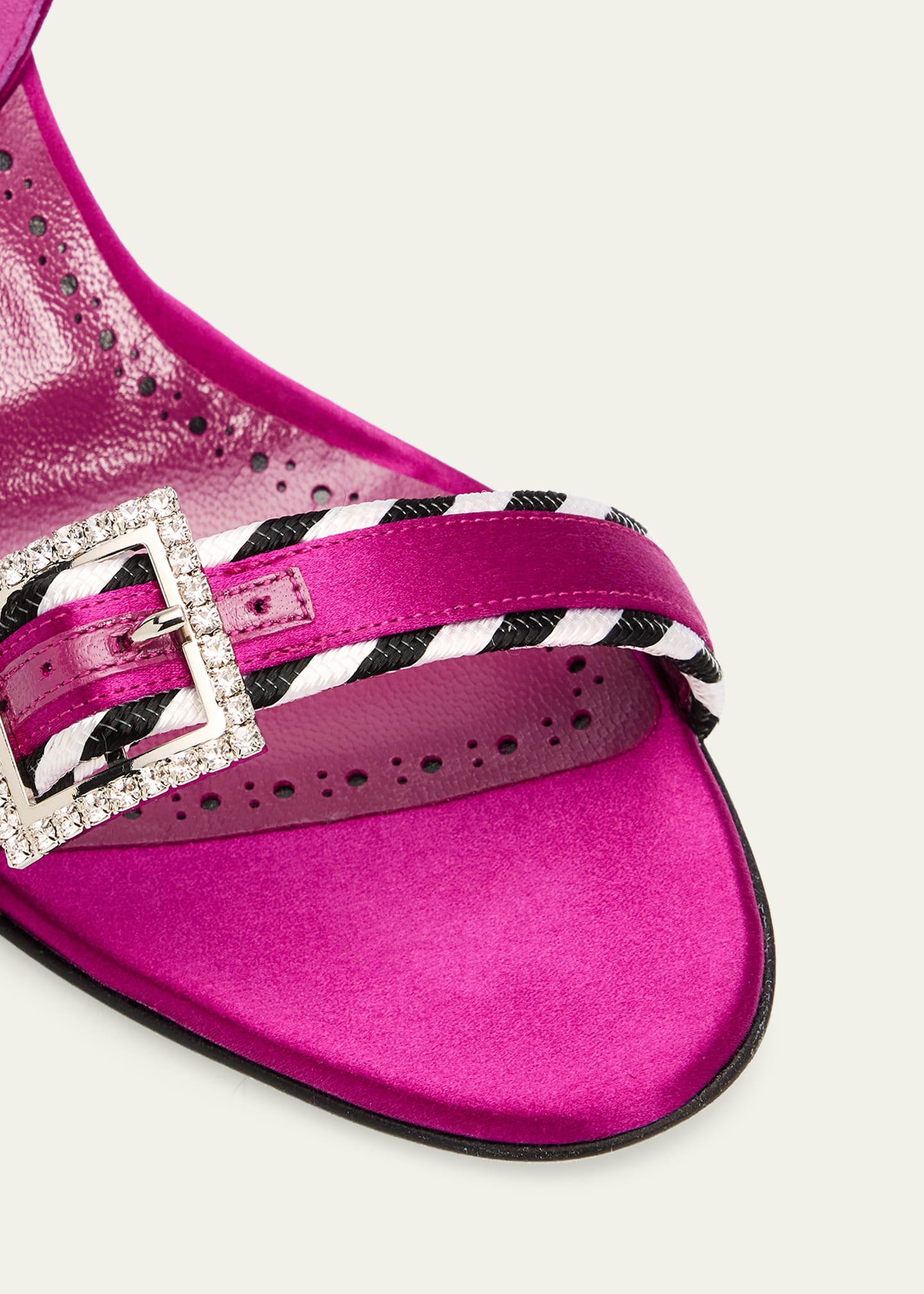 Manolo Blahnik 90mm Sumbasa Slingback Sandals - Bergdorf Goodman