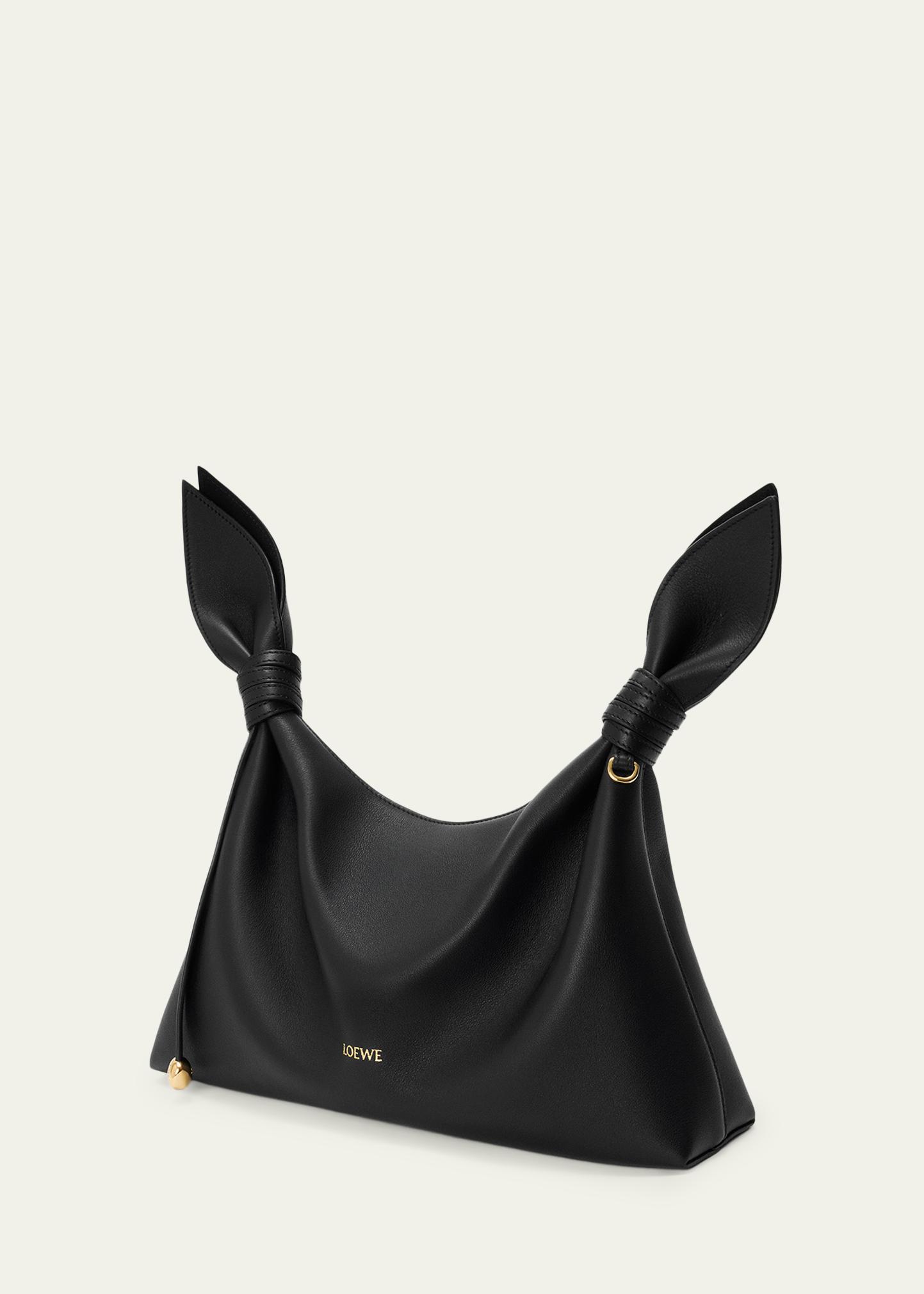 LOEWE Scarf Medium Knotted Leather Shoulder Bag - Bergdorf Goodman