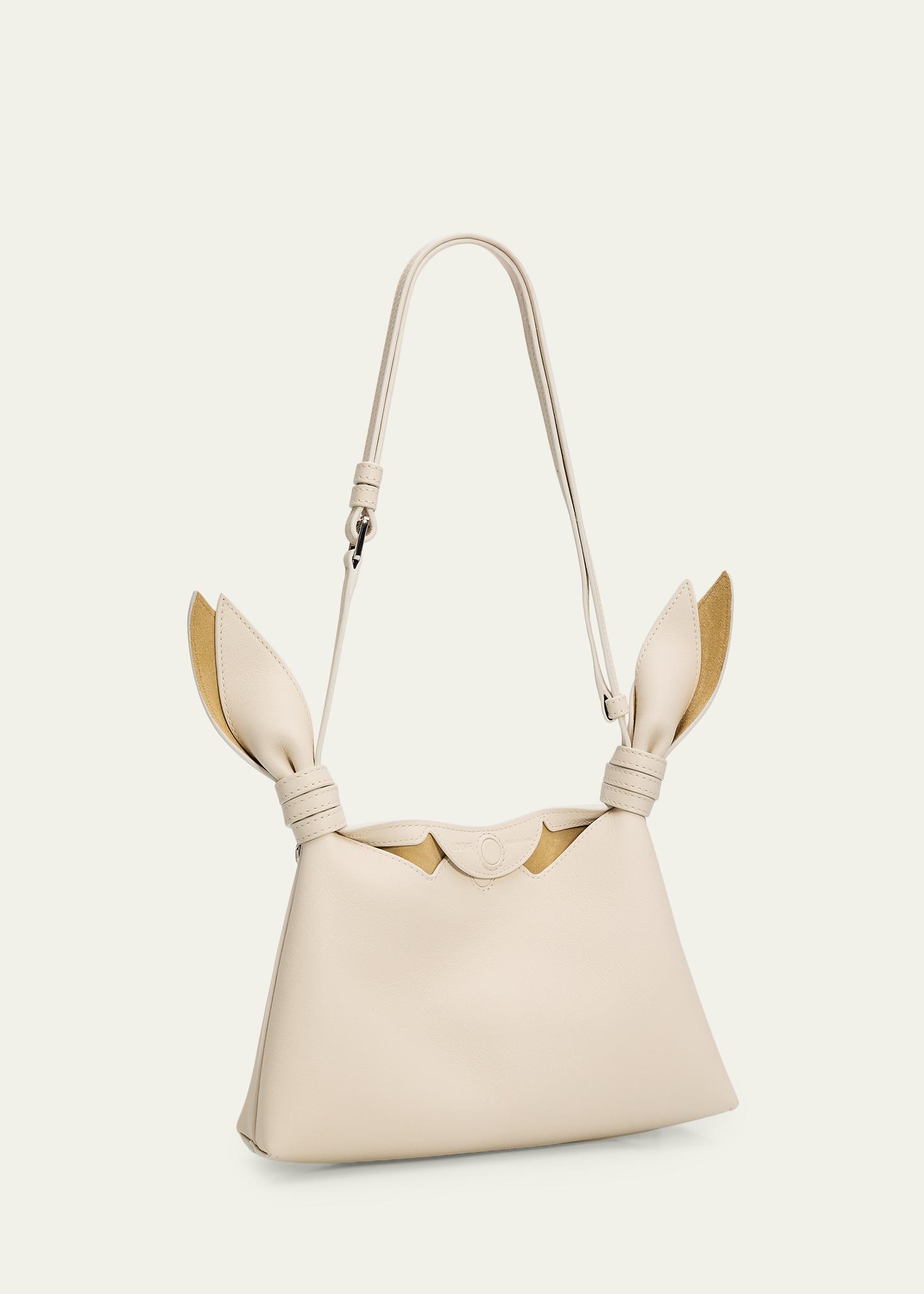 LOEWE Scarf Mini Knotted Leather Shoulder Bag - Bergdorf Goodman