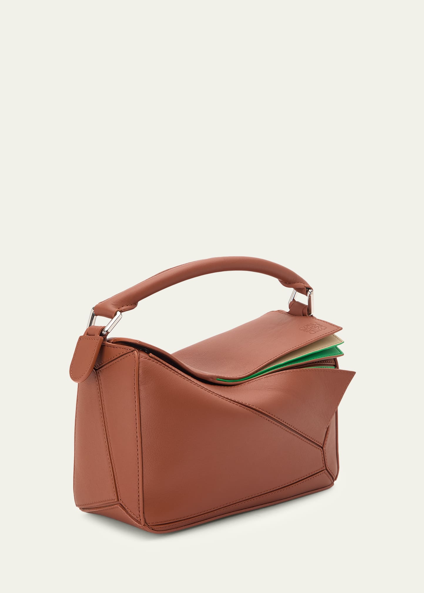 Loewe Puzzle Small Layered Top-Handle Bag - Bergdorf Goodman