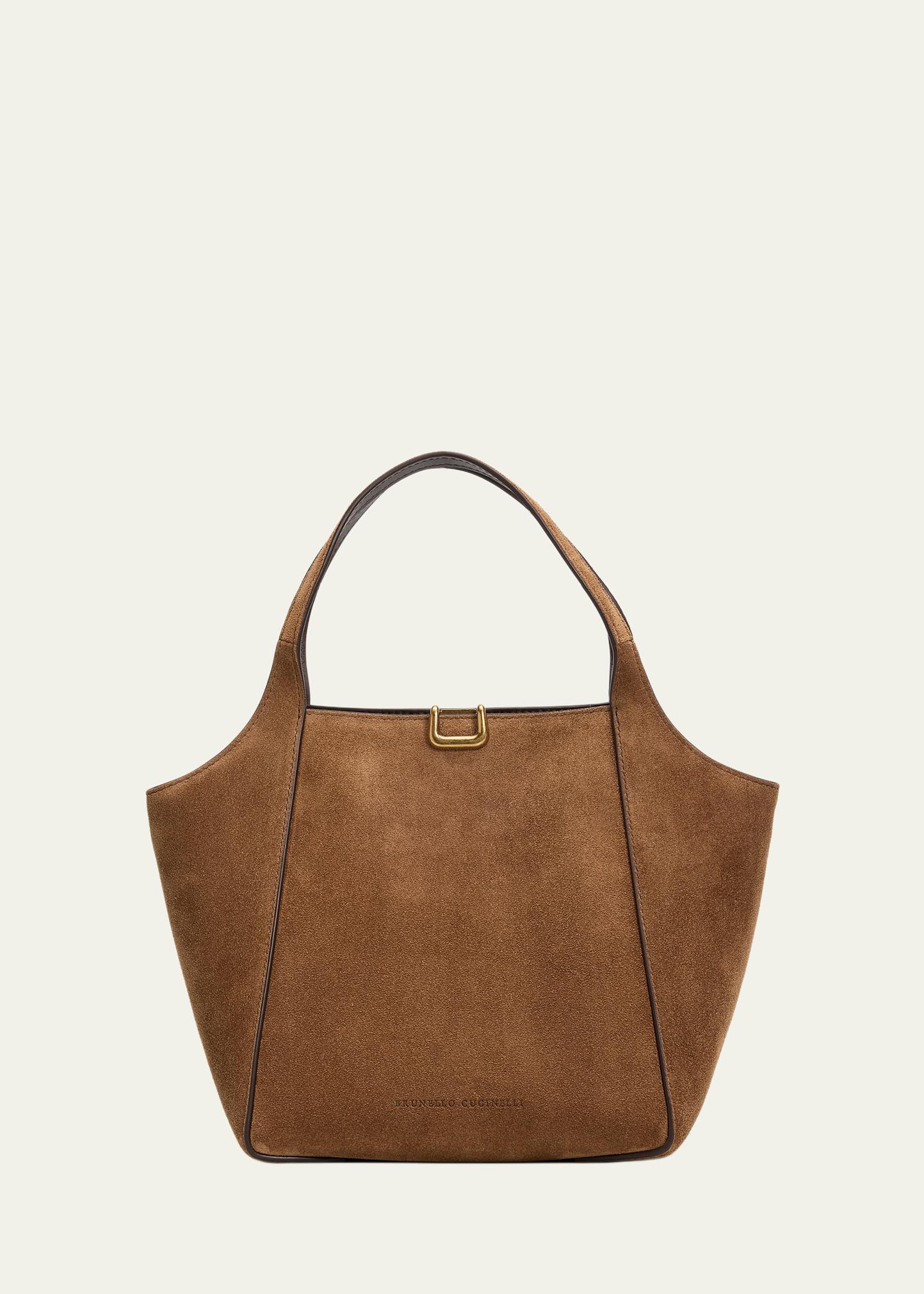 Brunello Cucinelli Suede Bucket Bag - Bergdorf Goodman