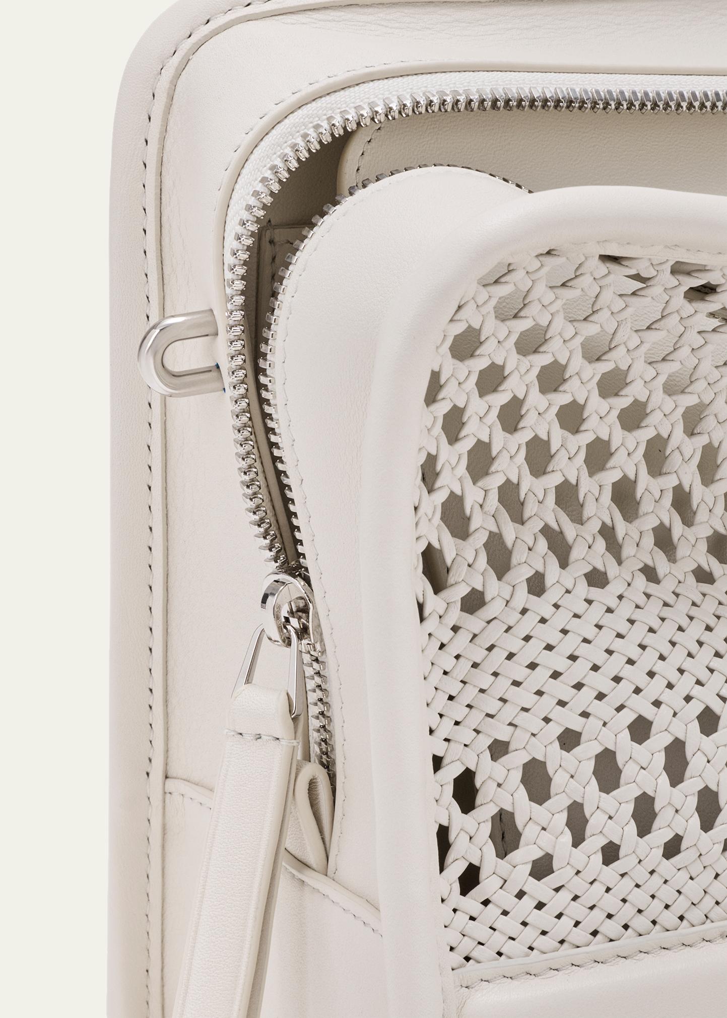 Loewe Amazona 180 Medium Woven Leather Top-Handle Bag - Bergdorf