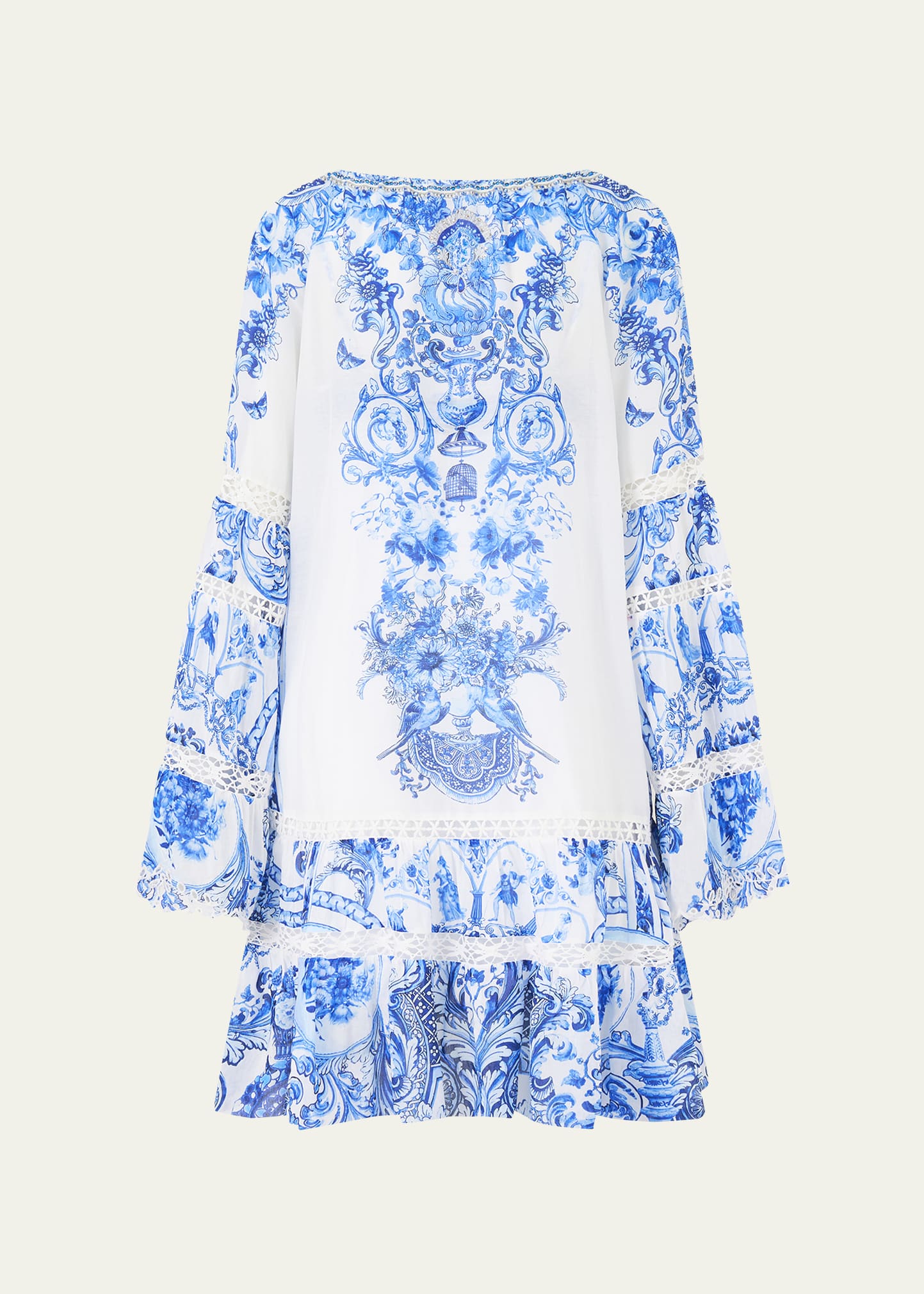 camilla blue and white dress CAMILLA STRIPED MAXI DRESS IN BLUE AND WHITE STRIPES