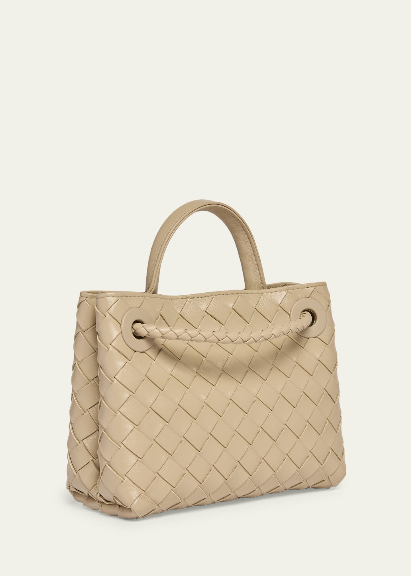 Bottega Veneta Andiamo Mini Leather Top-Handle Bag - Bergdorf Goodman