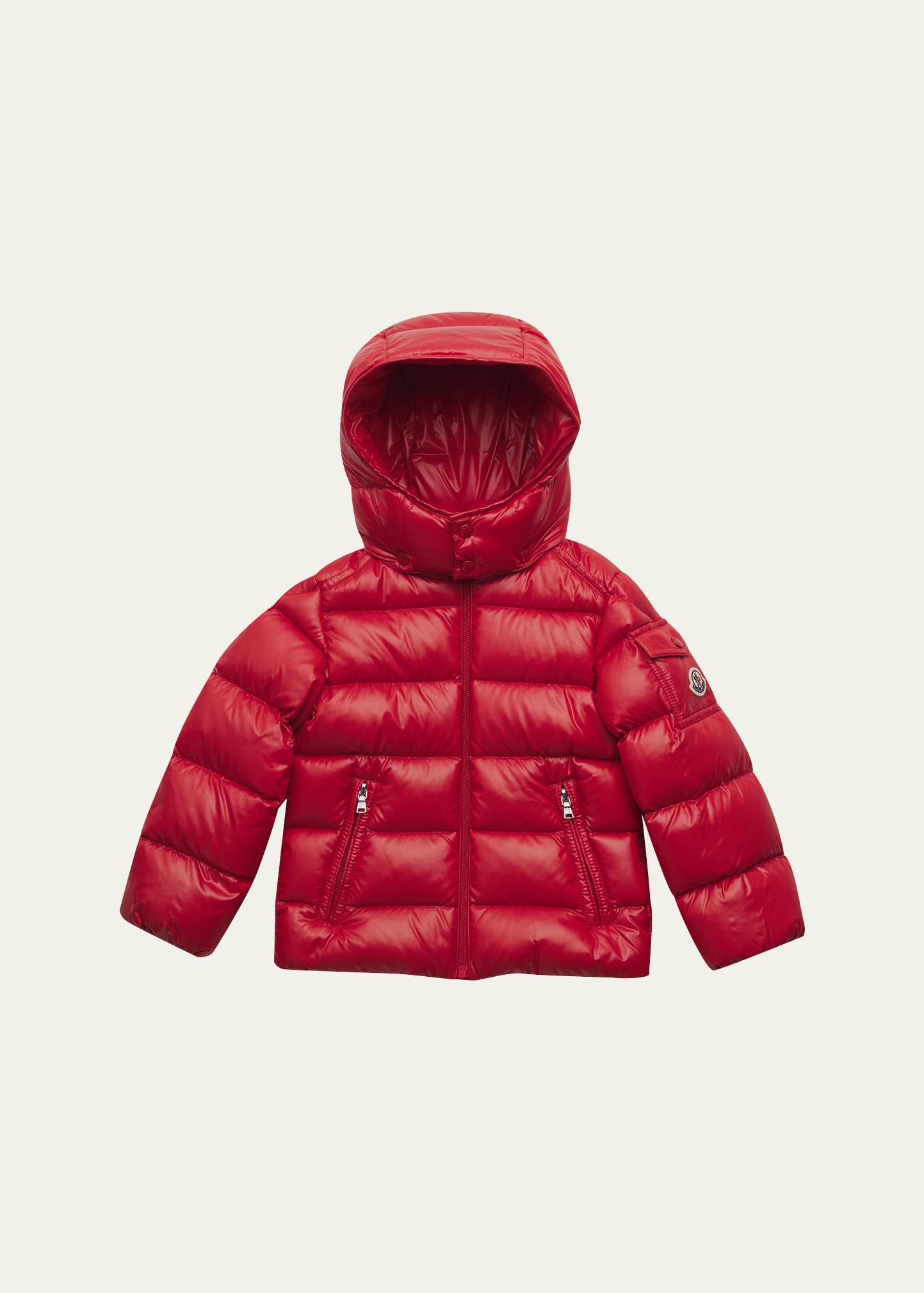 MONCLER レッド フード付きジャケット 6 Moncler Boy's Maya Hooded Short Down Jacket, Size 6M-3 - Bergdorf