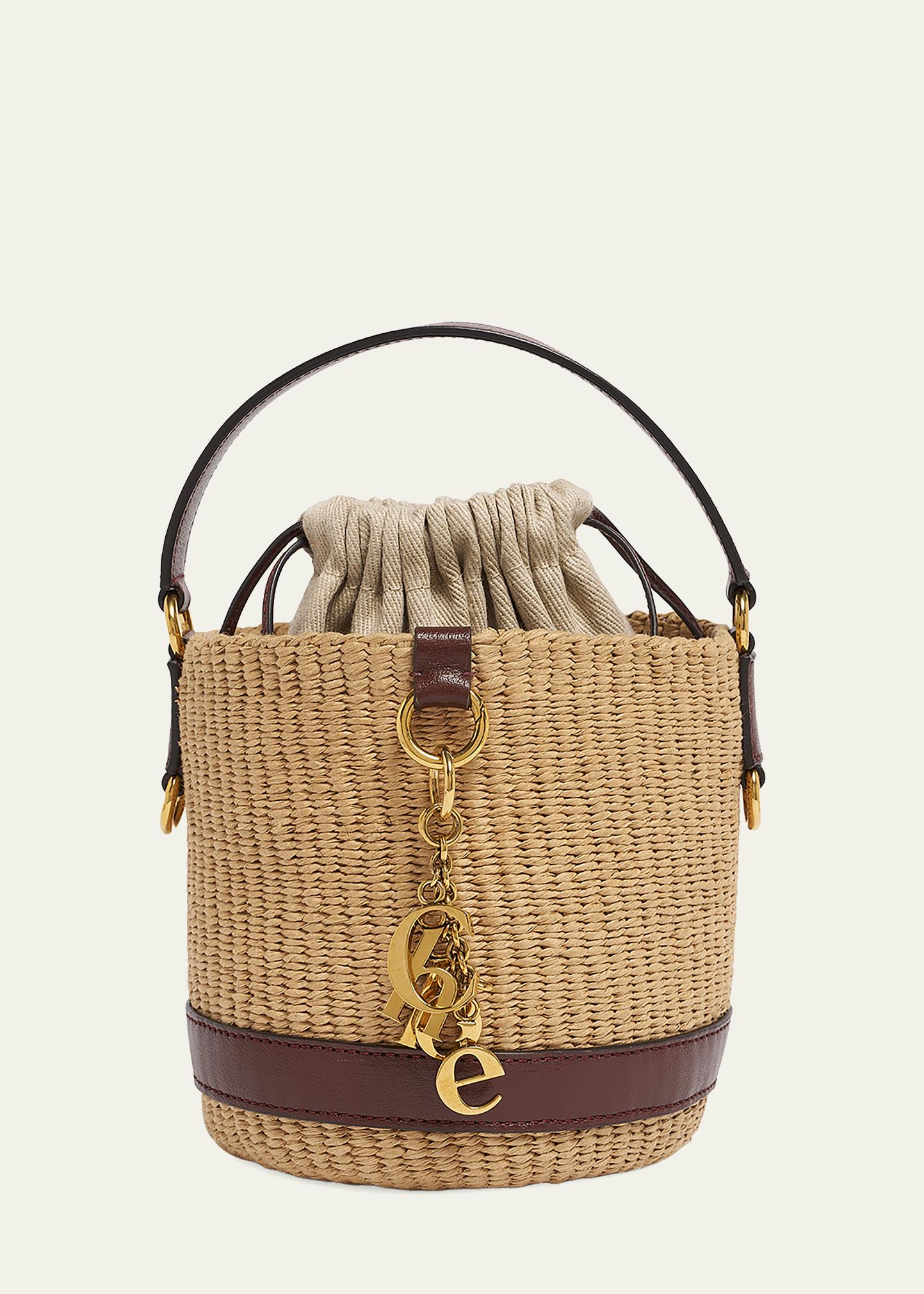 Chloe Charms Hand-Woven Basket Bag - Bergdorf Goodman