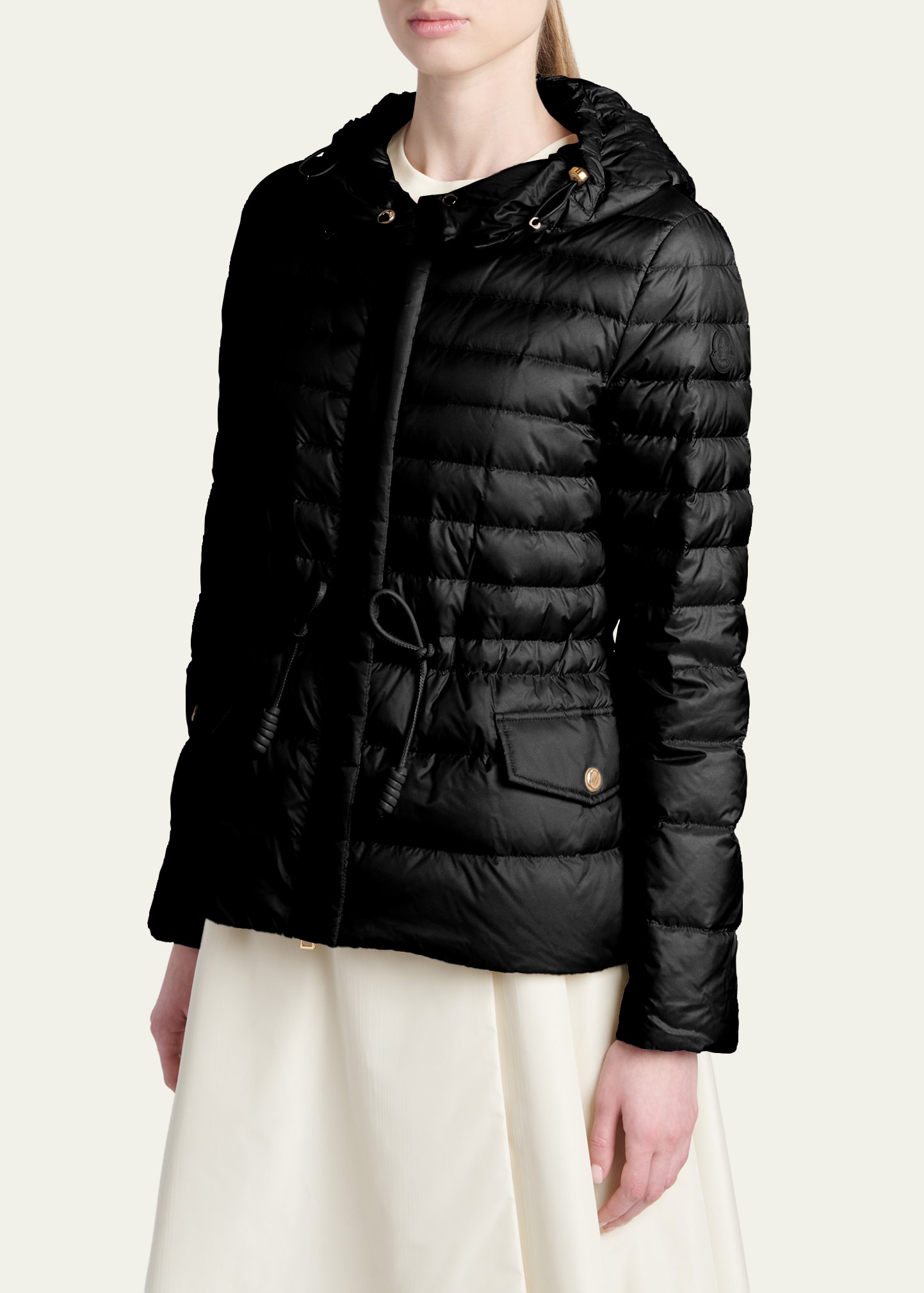 Moncler Raies Hooded Short Down Jacket - Bergdorf Goodman