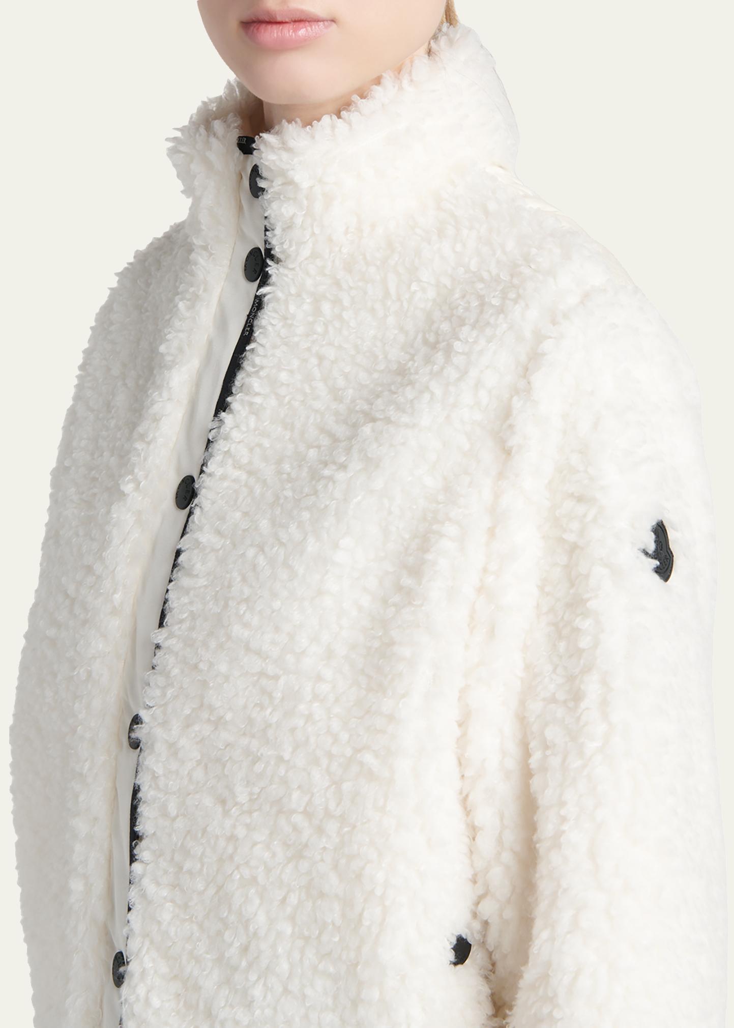Moncler Genius Short Down Teddy Jacket - Bergdorf Goodman