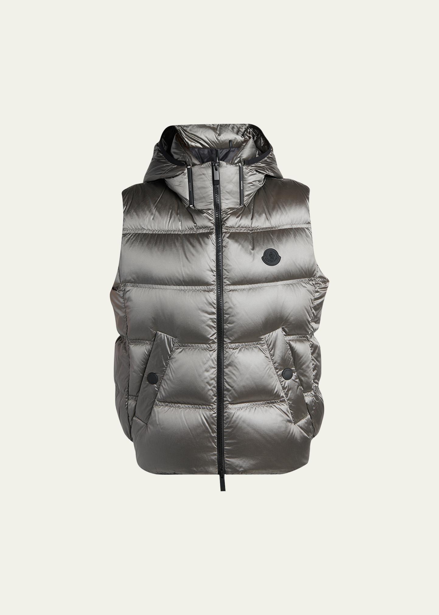 Moncler Fluidite Zip-Front Down Vest - Bergdorf Goodman