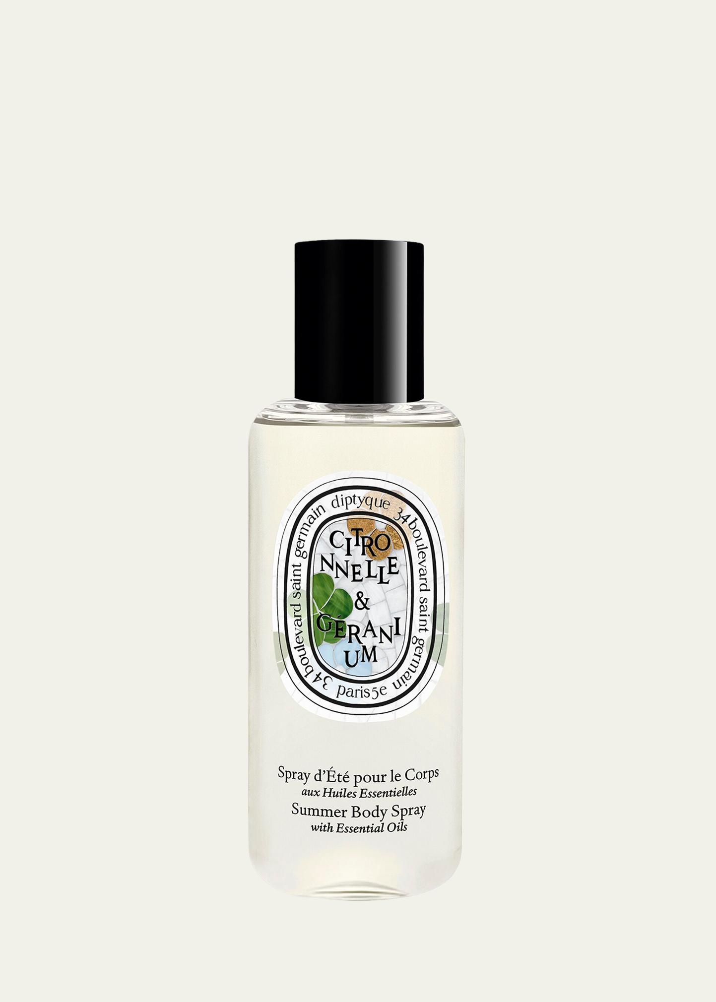 Diptyque Lemongrass & Geranium Summer Body Spray, 3.4 oz
