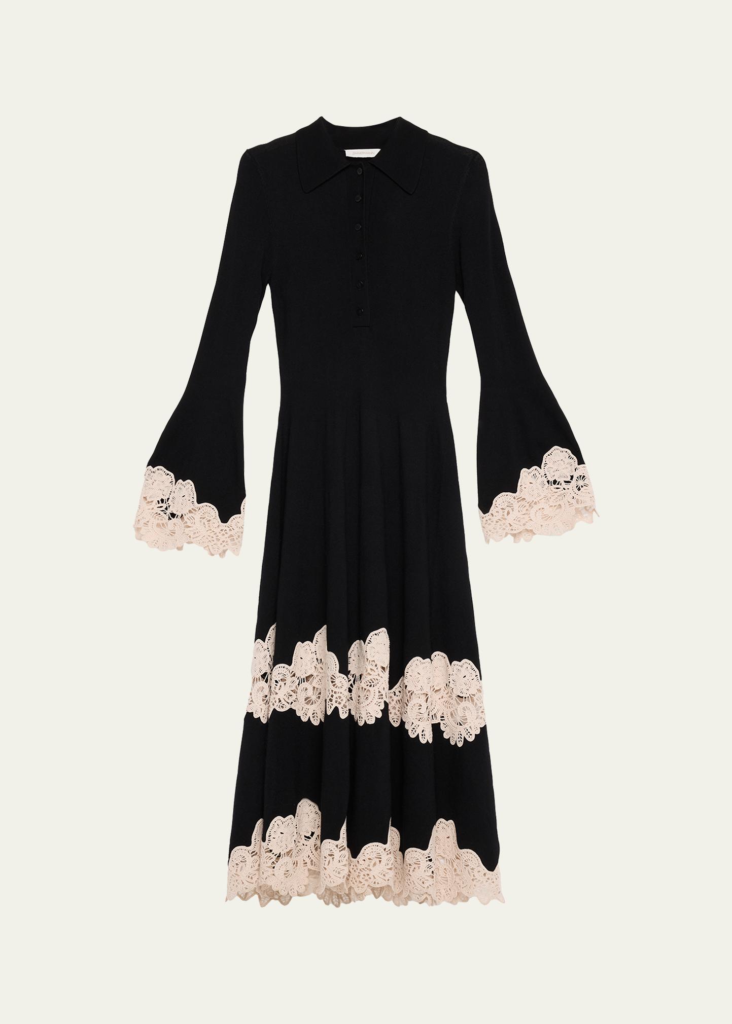 Zimmermann Valiant Merino Lace Maxi Dress - Bergdorf Goodman